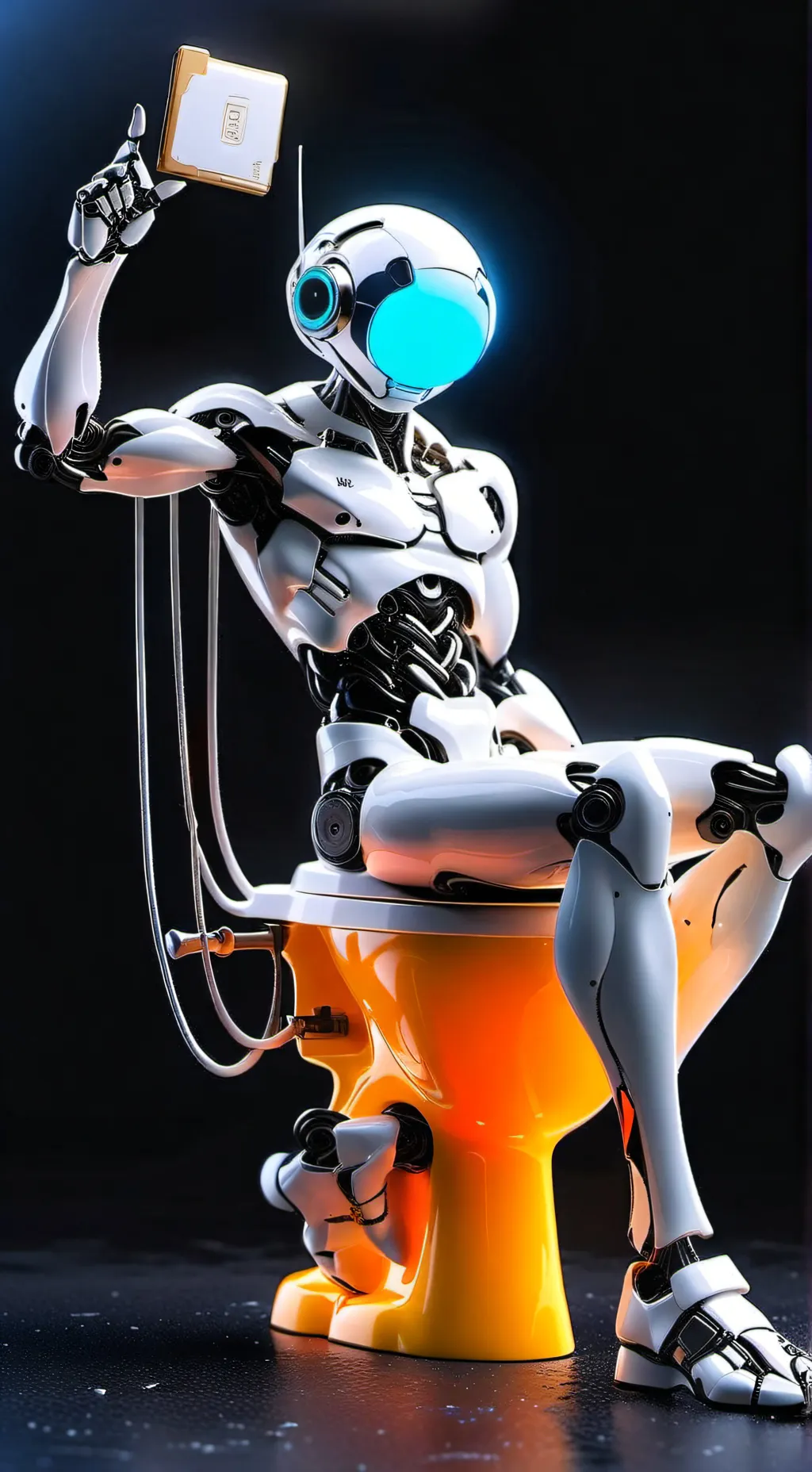 ai character: Robot  background
