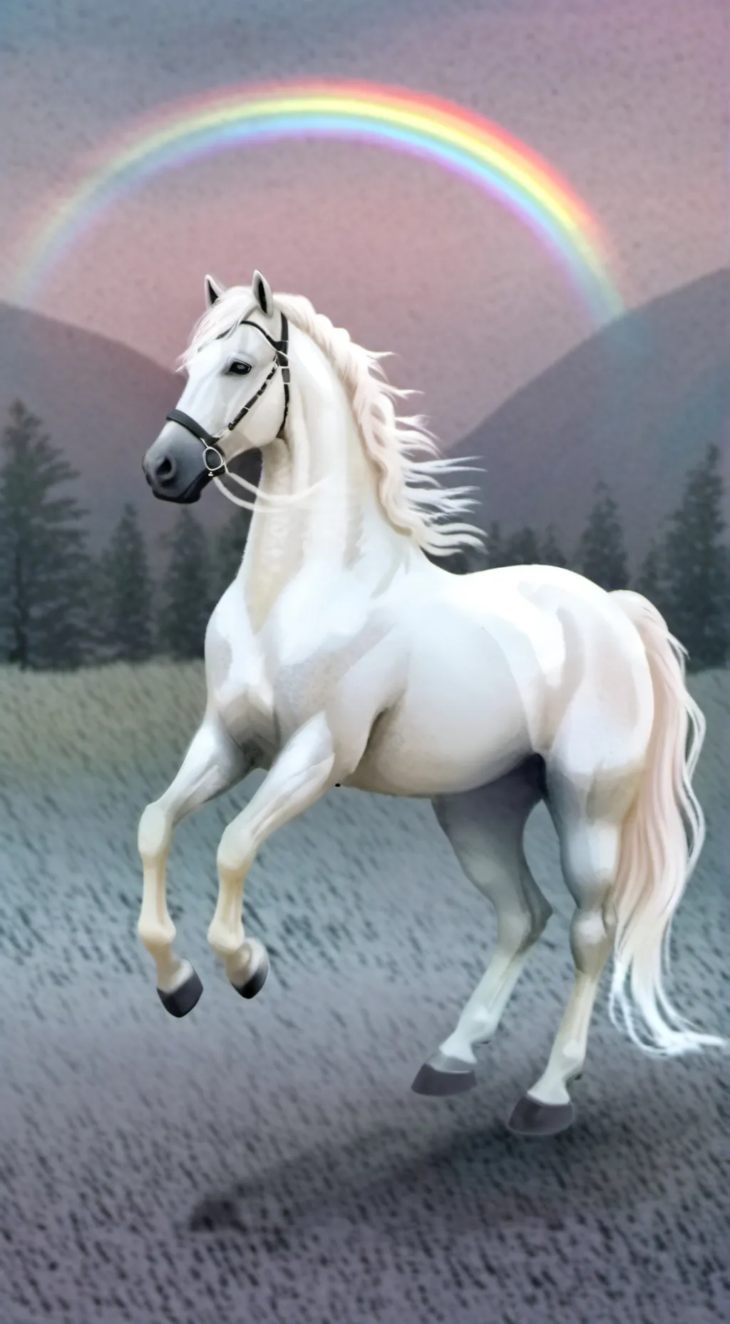 ai character: Aurora background