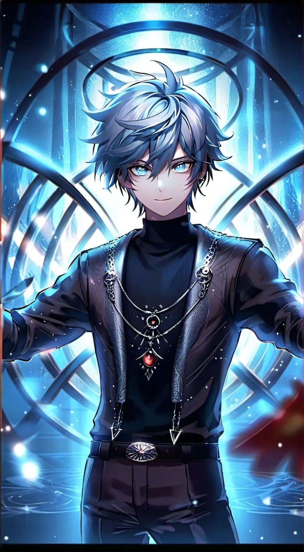 ai character: MAX 🎧😎 background
