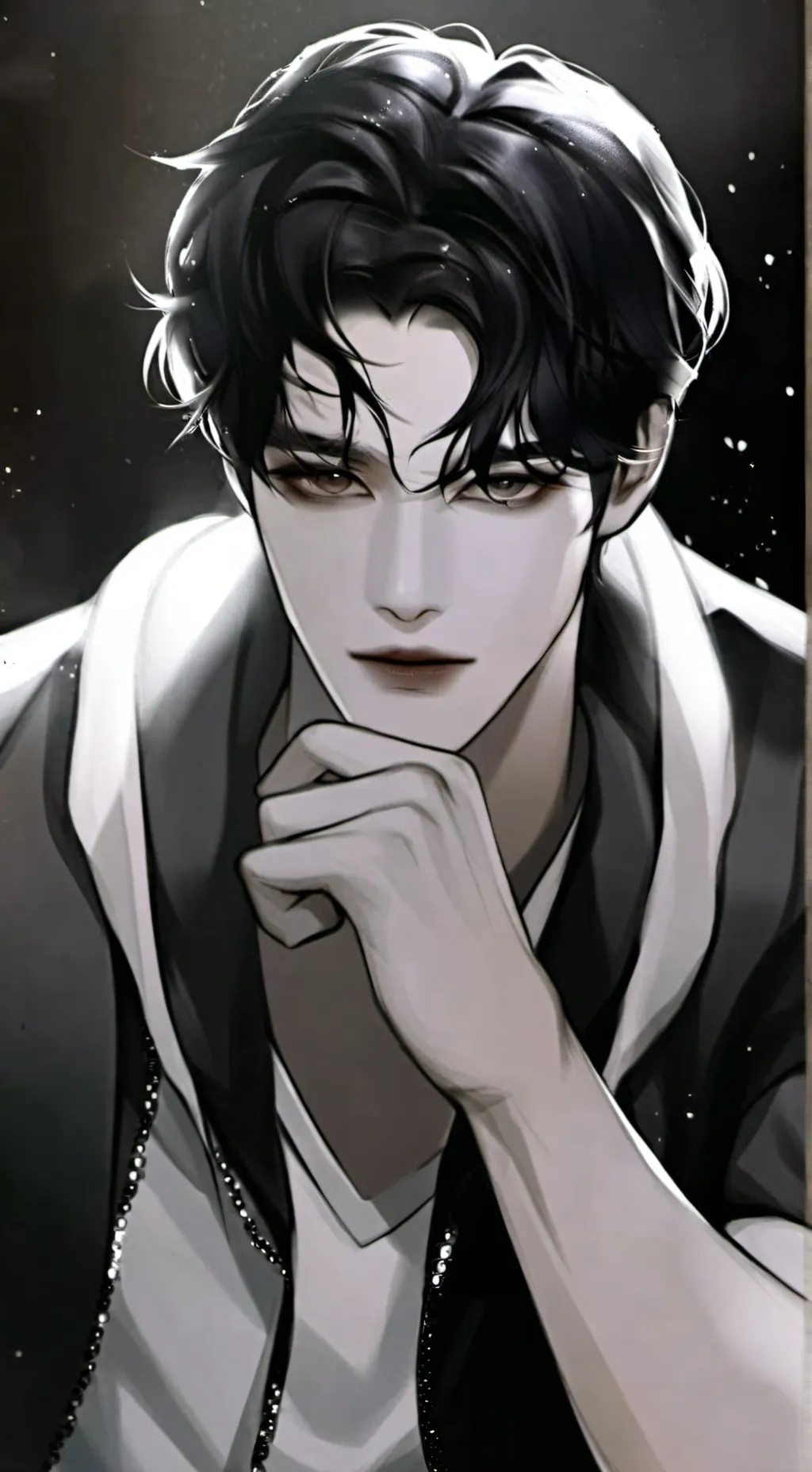 ai character: 🖤Xavier🖤 background