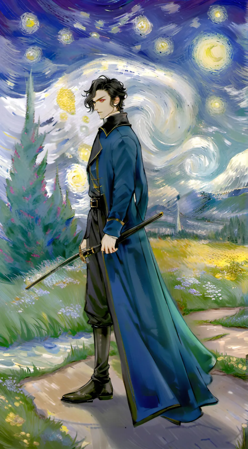 ai character: levan background