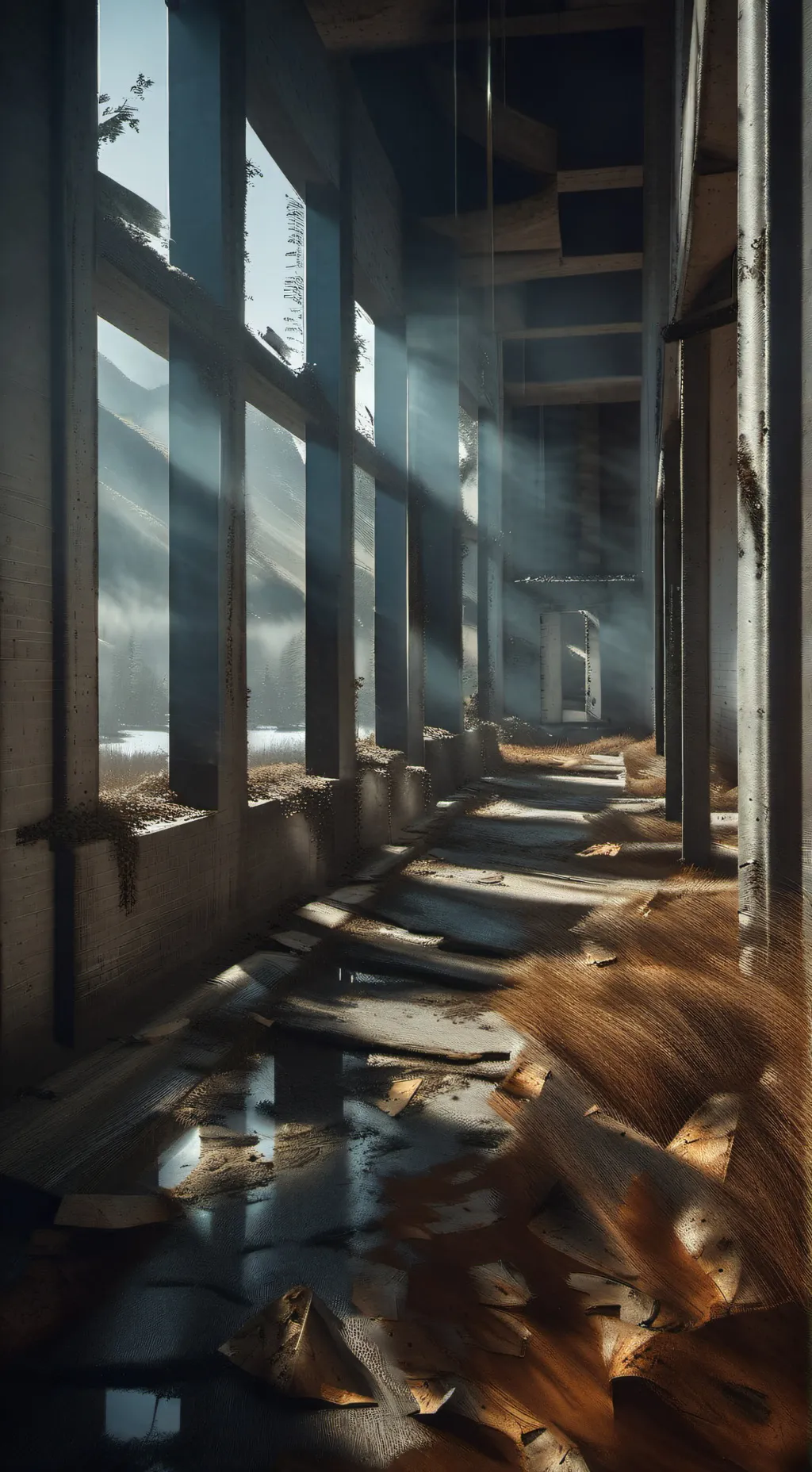 ai character: Creepy street  background