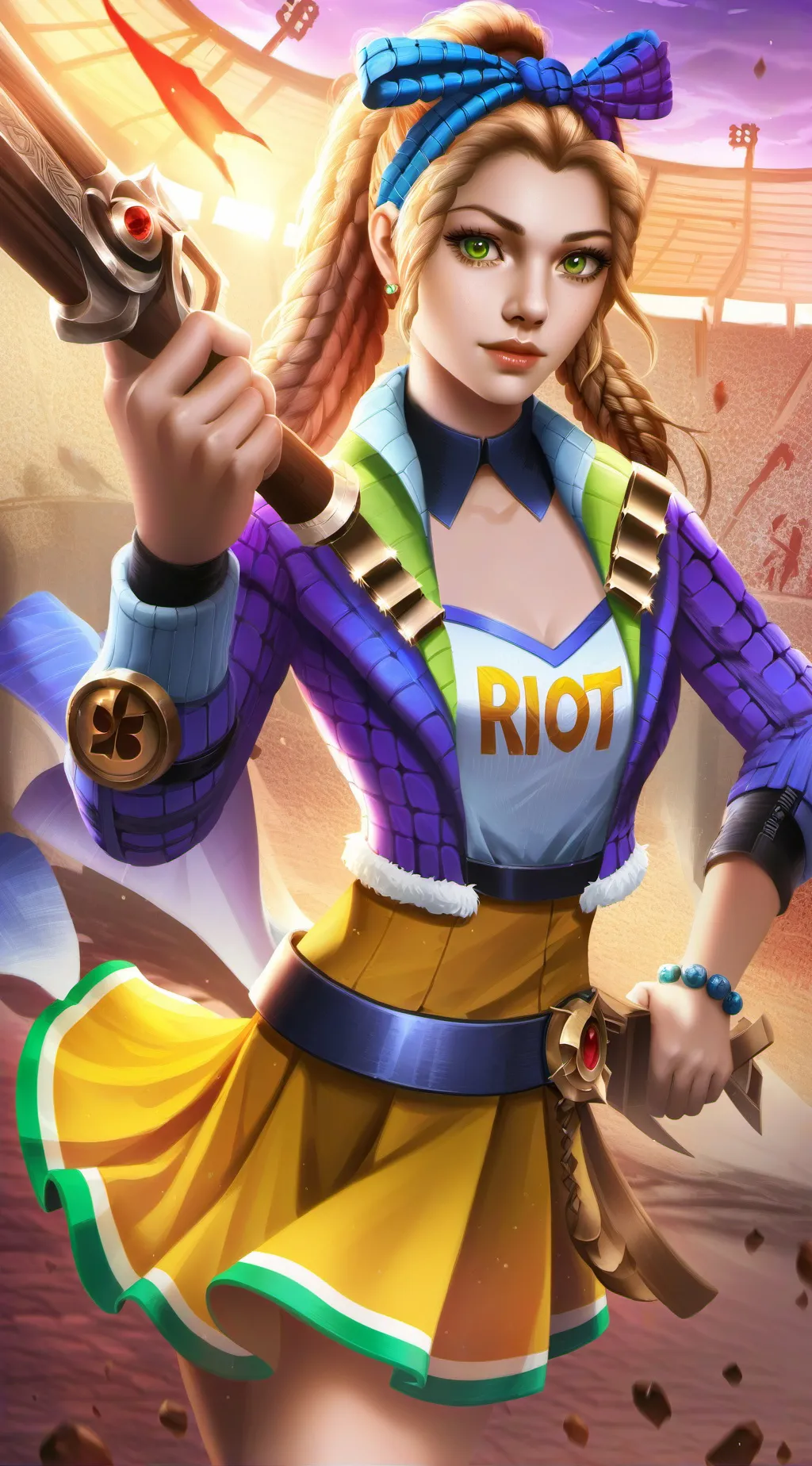 ai character: ange background