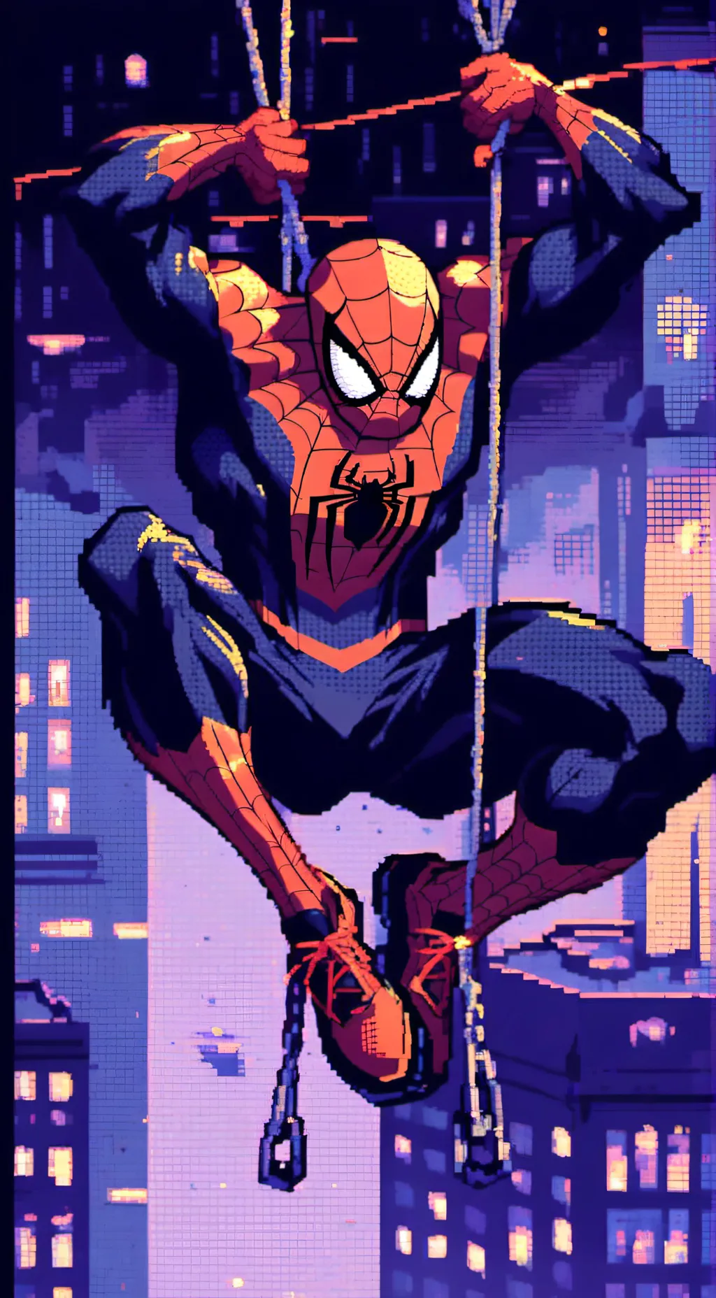 ai character: Spiderman Peter background