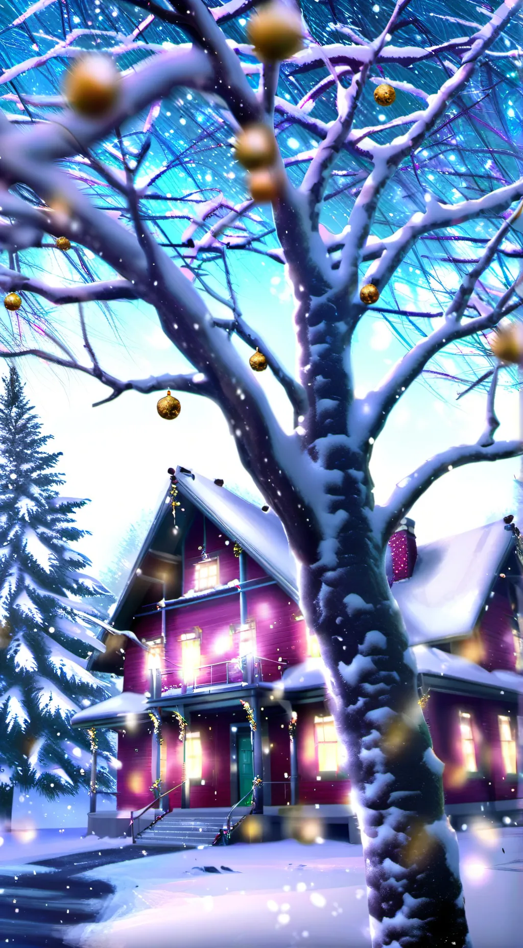 ai character: Christmas! background