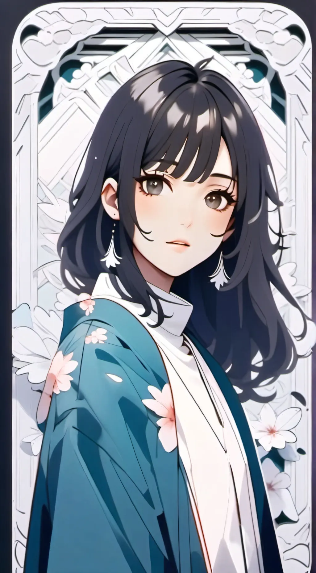 ai character: emma🤍 background
