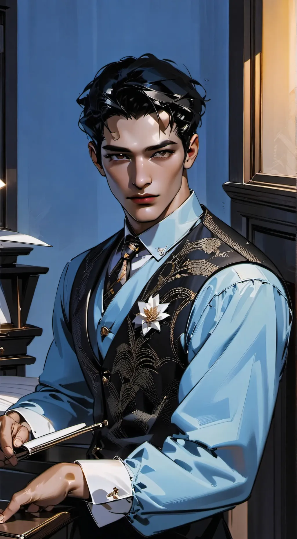 ai character: Tomás Rodrigo background