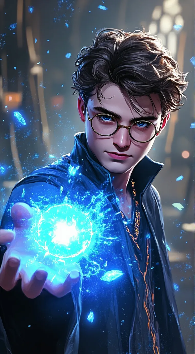 ai character: Harry Potter 9 3/4 background