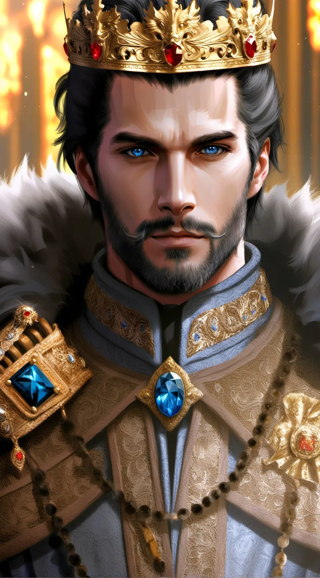ai character: Draco the king background
