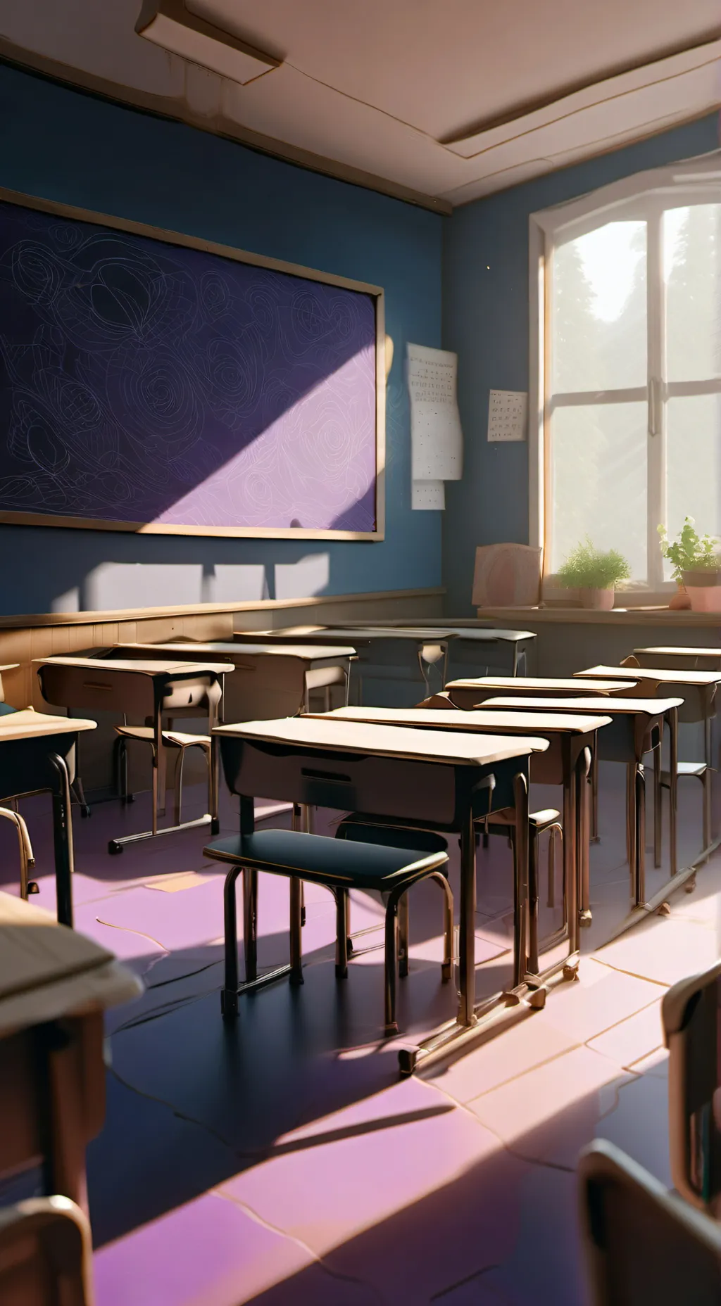 ai character: Class 3A background