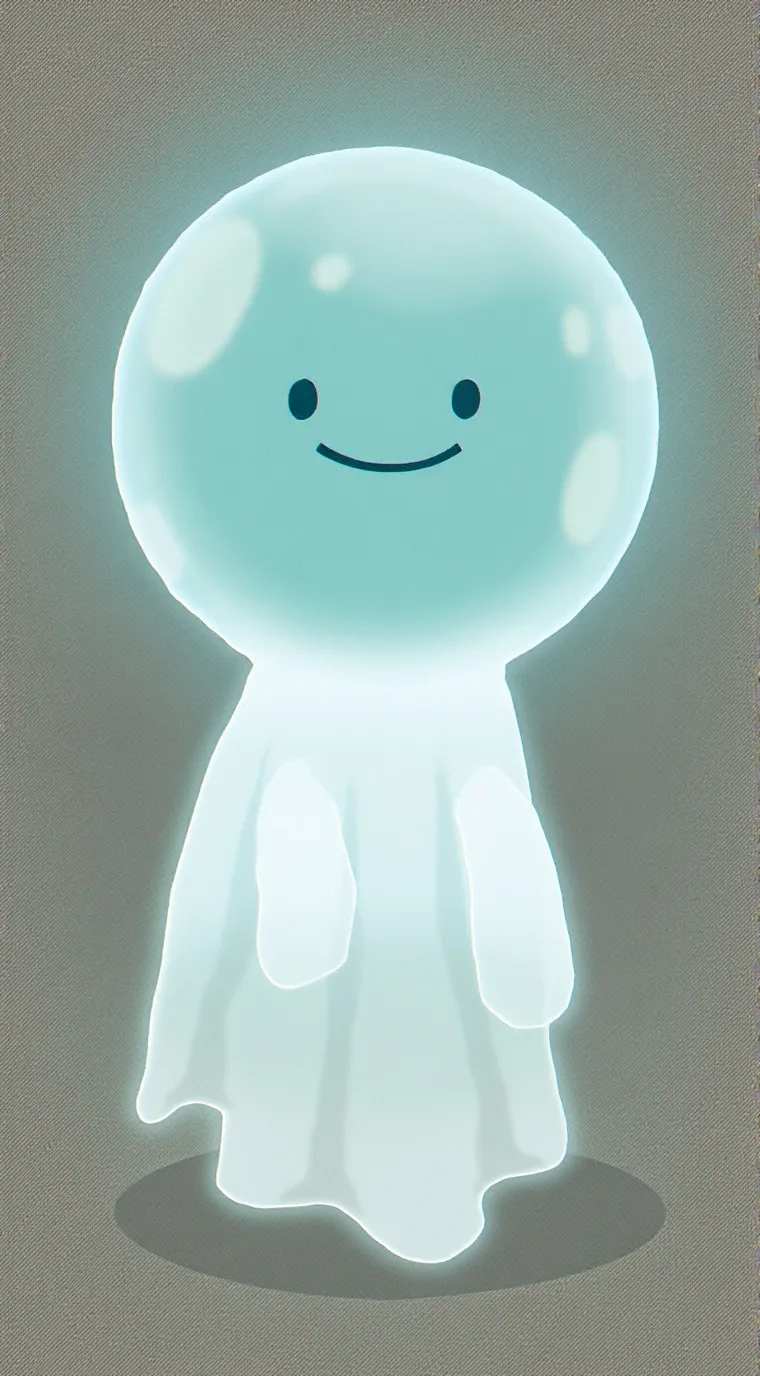 ai character: Fuckin* ghost Here background