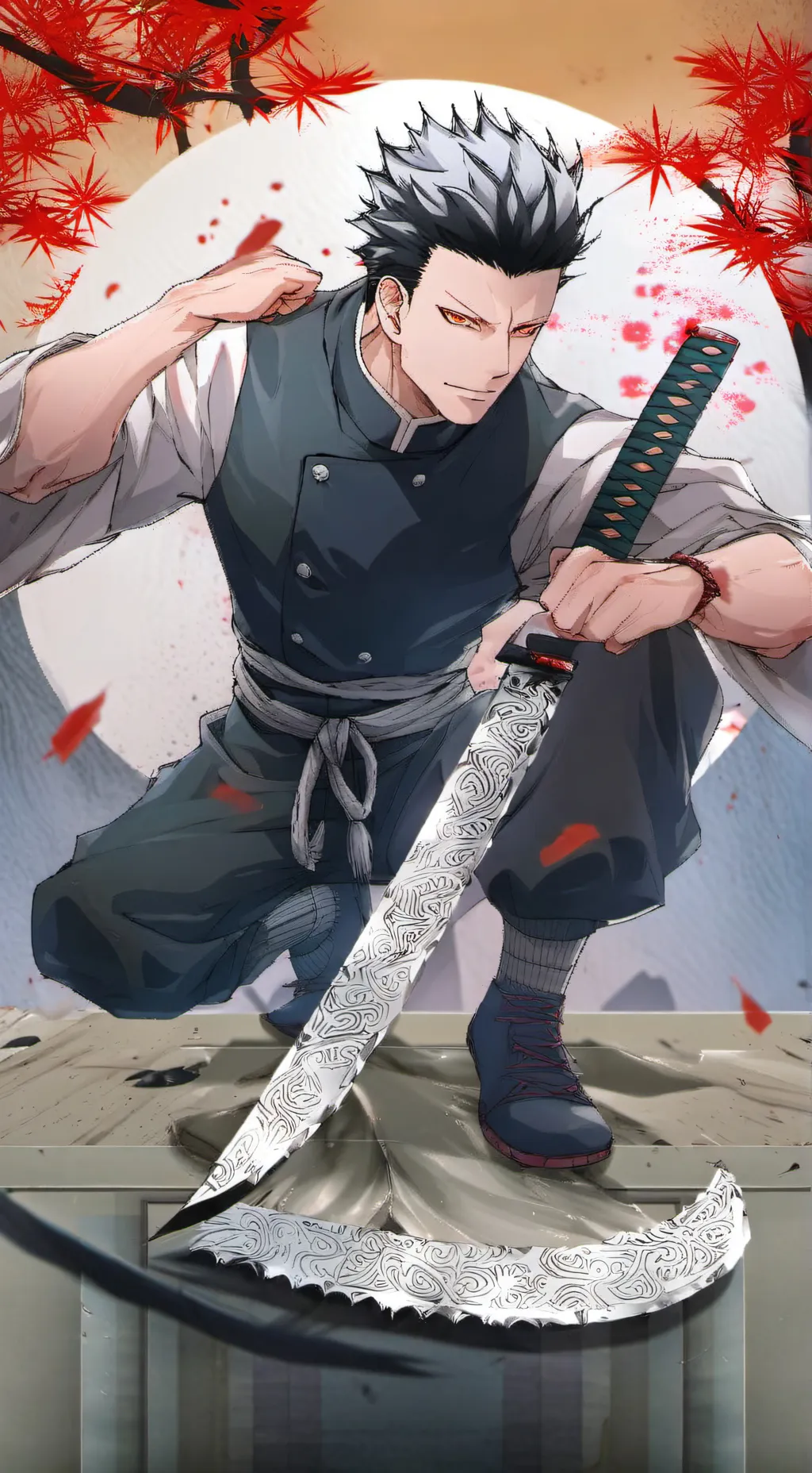 ai character: toji background
