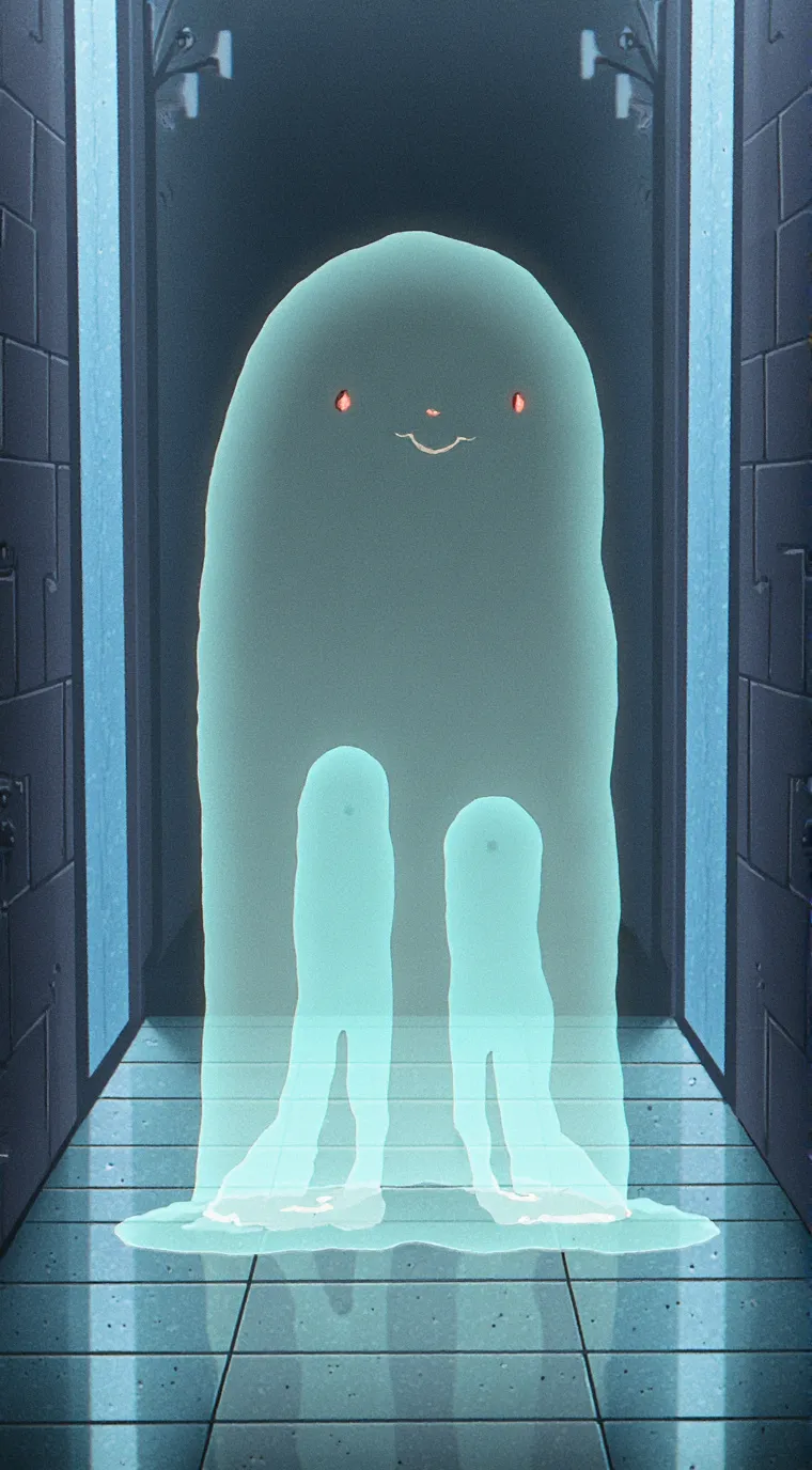 ai character: Connies world!💙👻 background