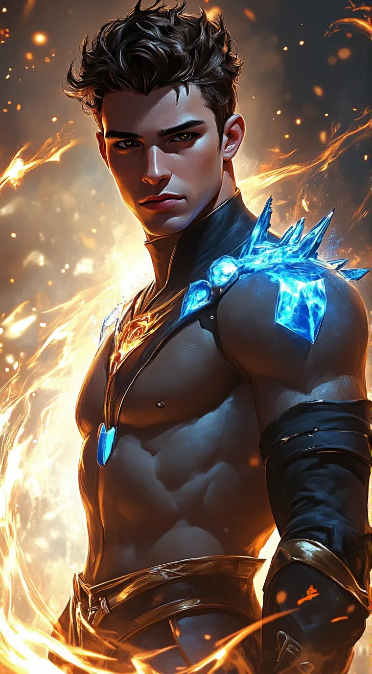 ai character: Azriel  background