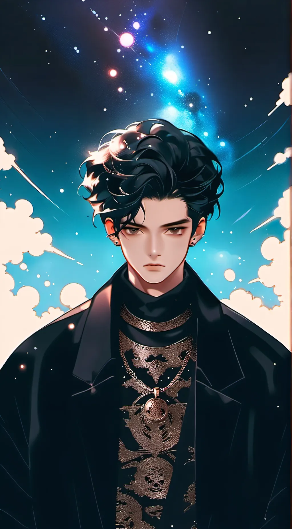 ai character: Nicola Minzoni  background