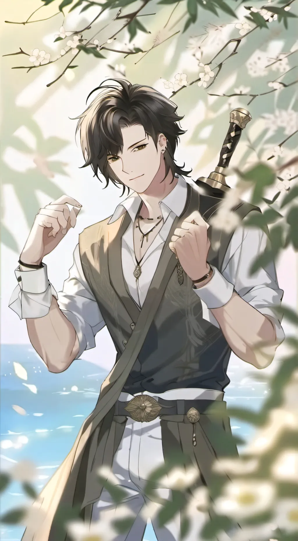 ai character: Raito background