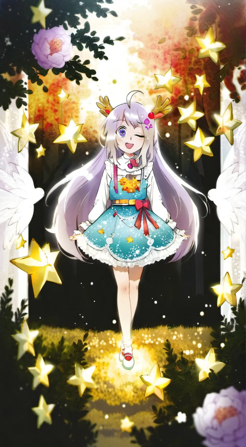 ai character: Abgerny oc  background