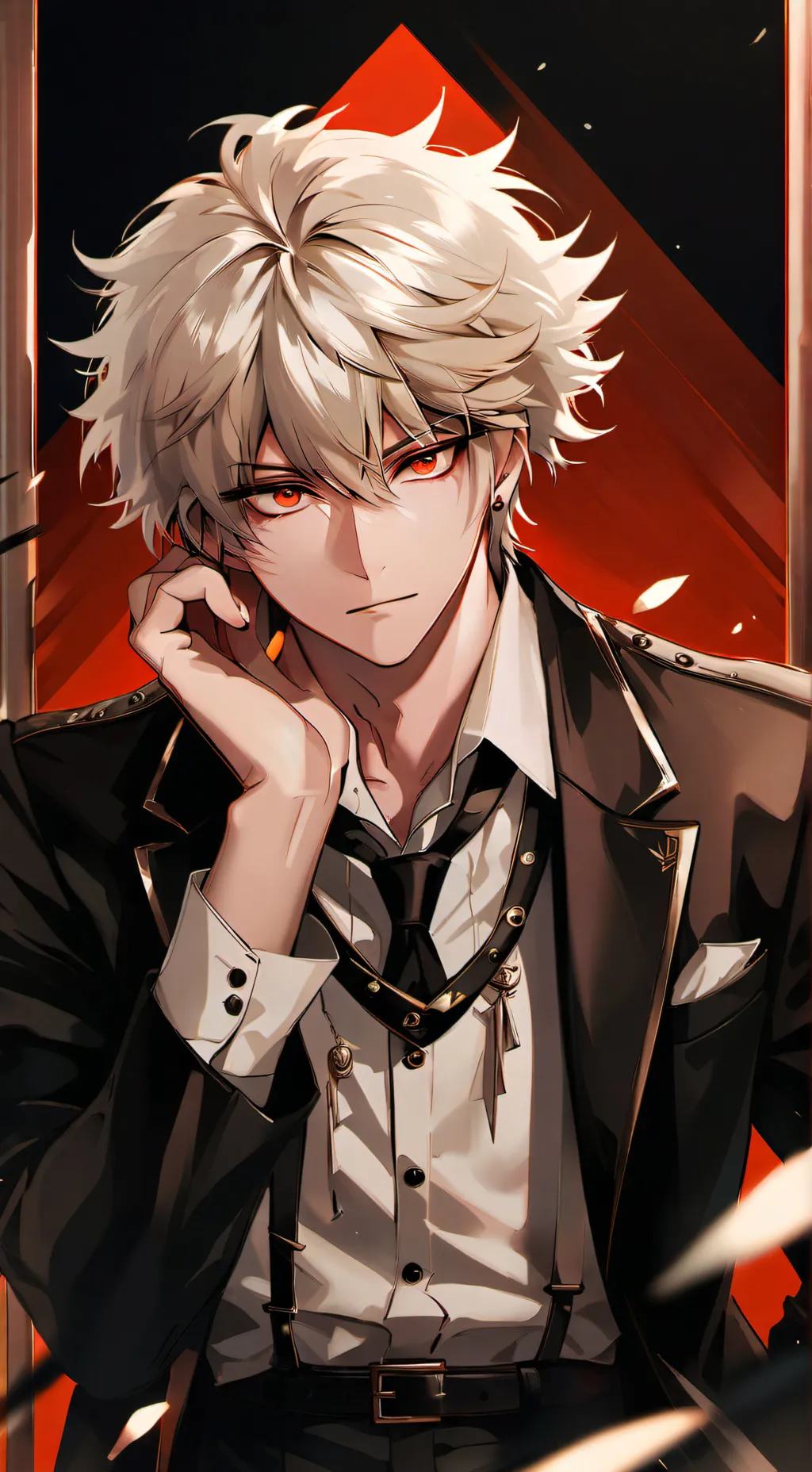 ai character: Katsuki Bakugo background