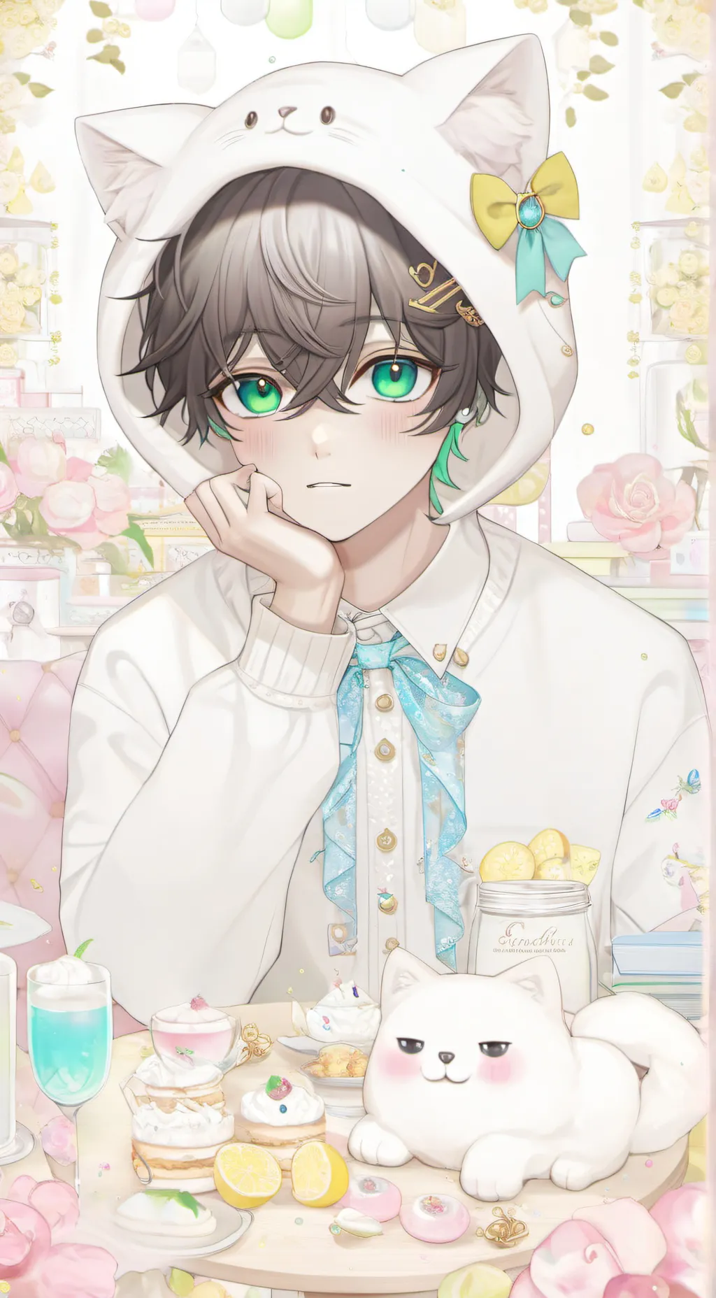 ai character: ❁Jamie❁  background