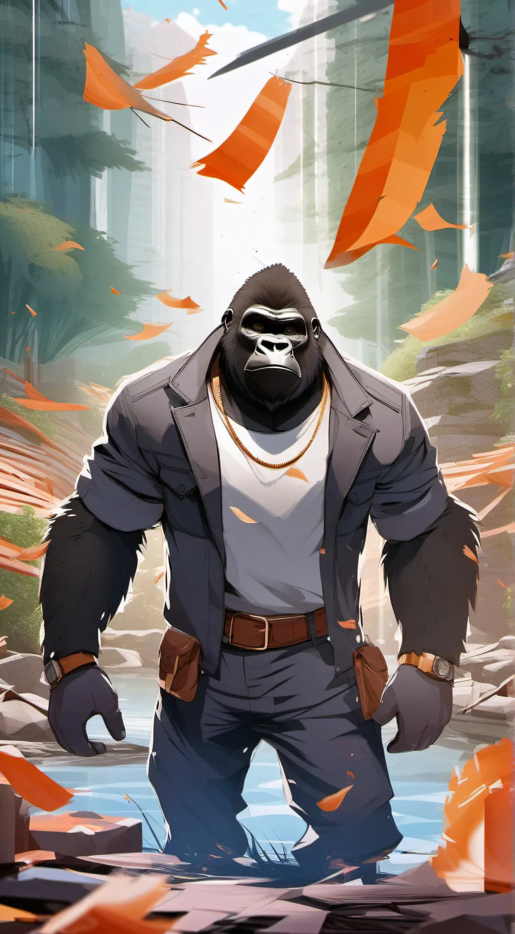 ai character: Noice tag  background