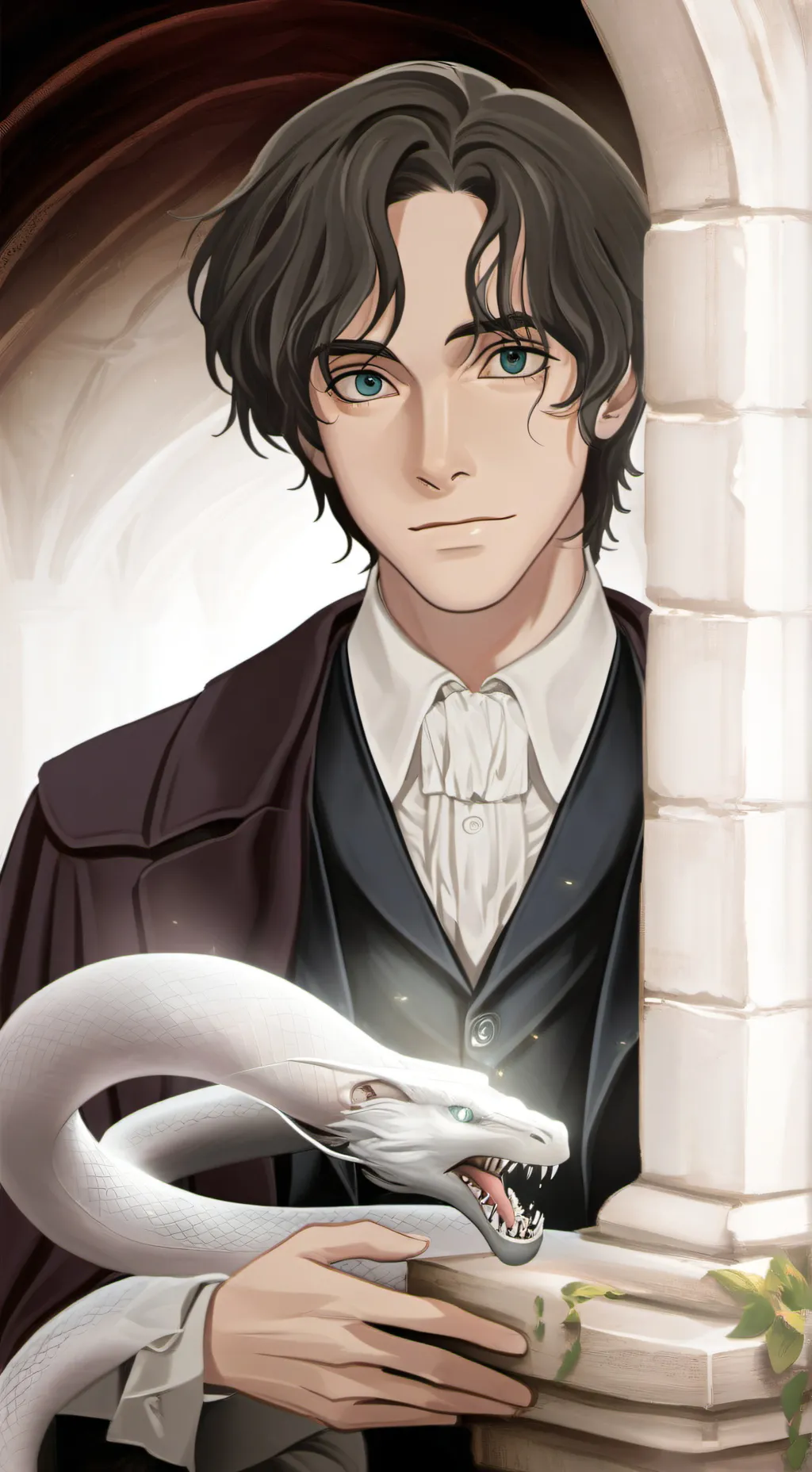 ai character: hogwarts  background