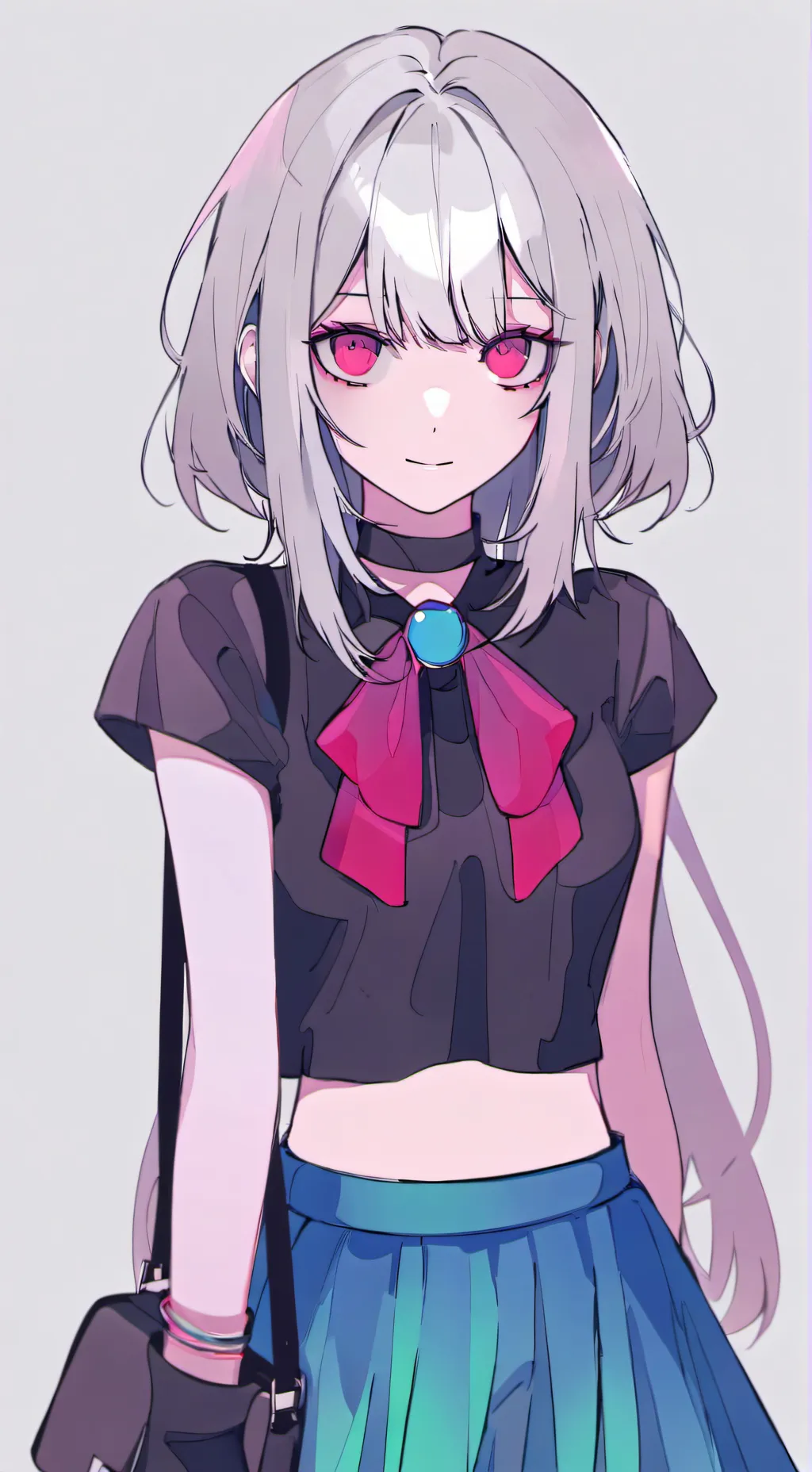 ai character: Miku 🧊🎀 background