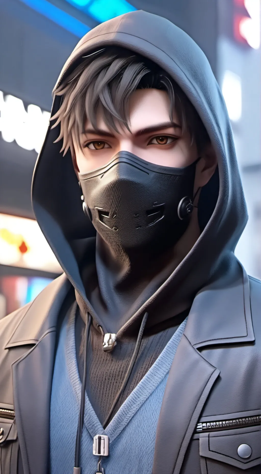 ai character: Ethan Quin (remake background