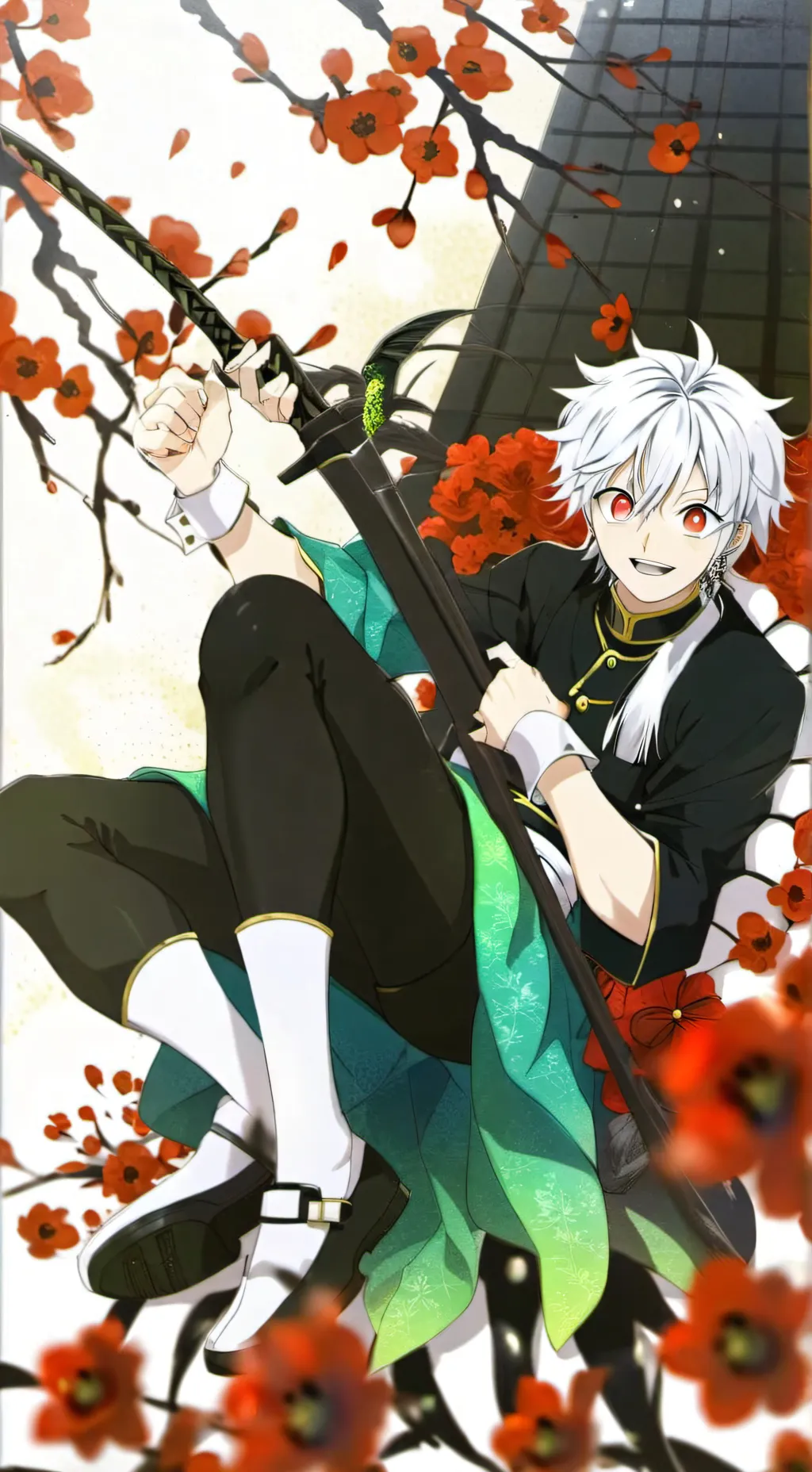 ai character: Demon Slayer background