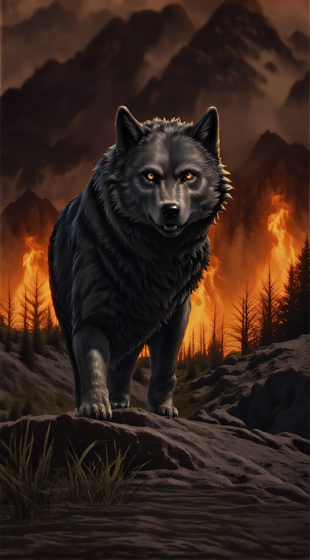 ai character: HH new beast background