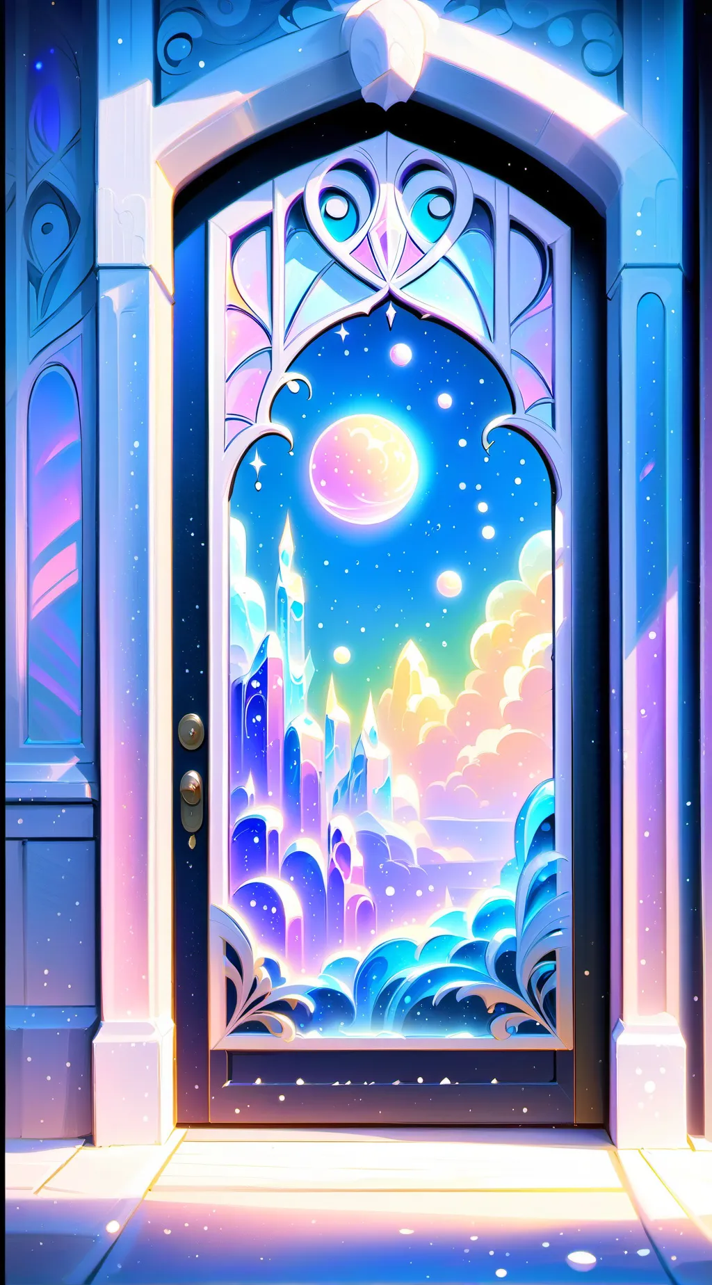 ai character: Luna background