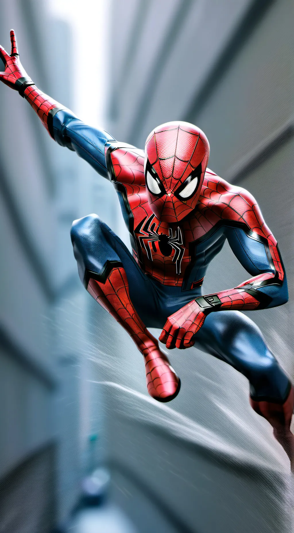 ai character: Super Spiderman  background