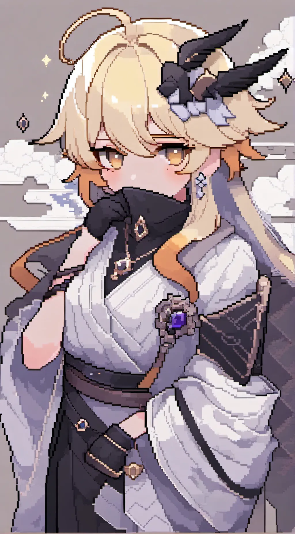 ai character: Lumine  background
