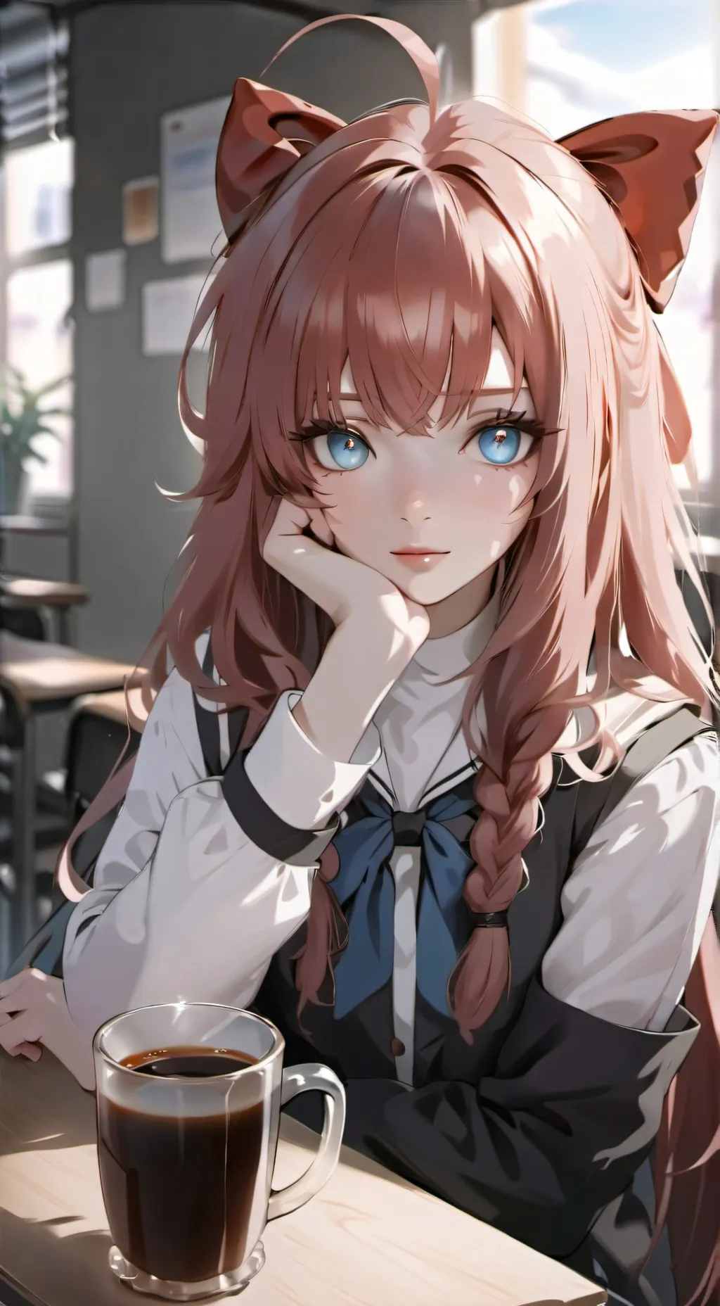 ai character: Akane background