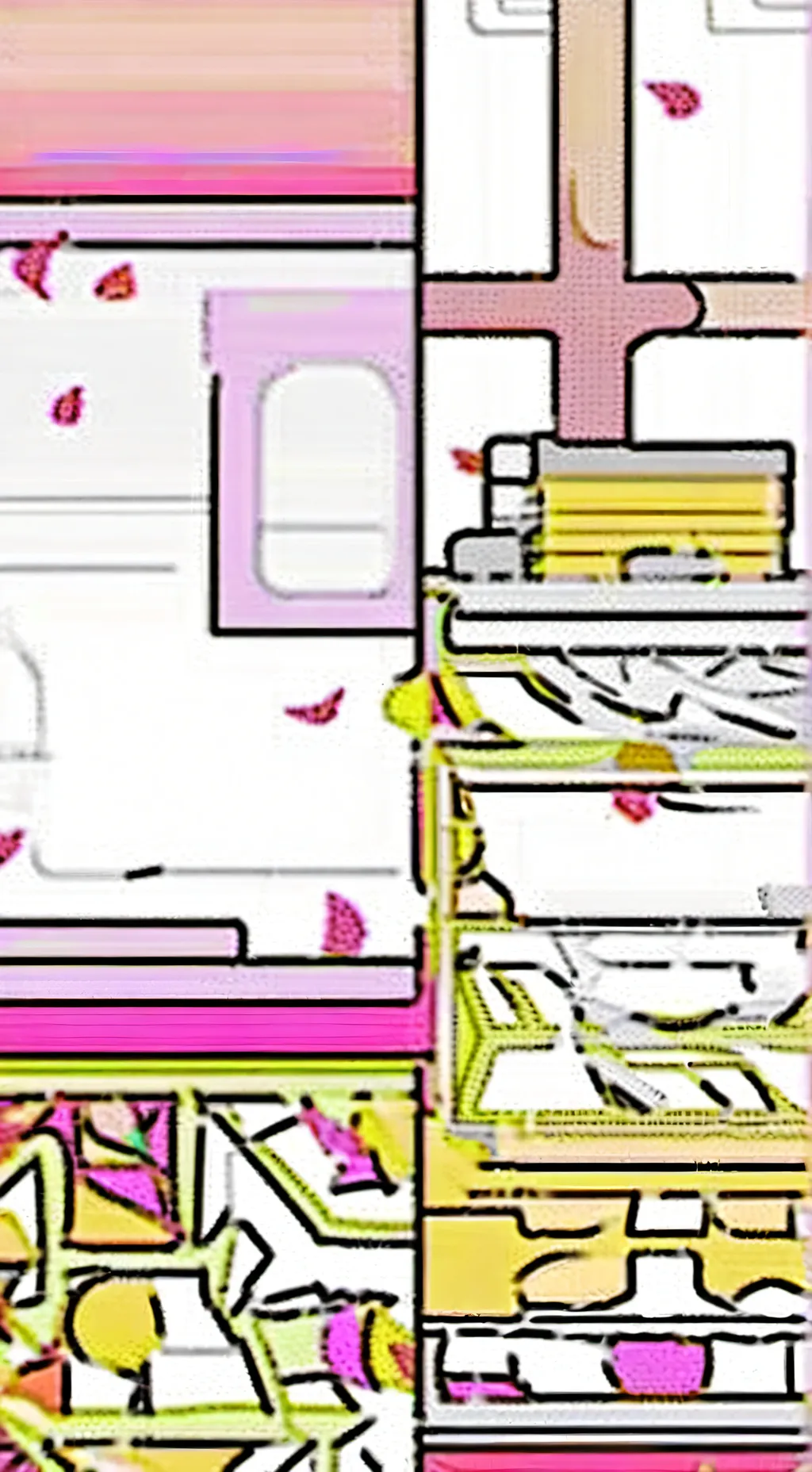 ai character: dandys world room background