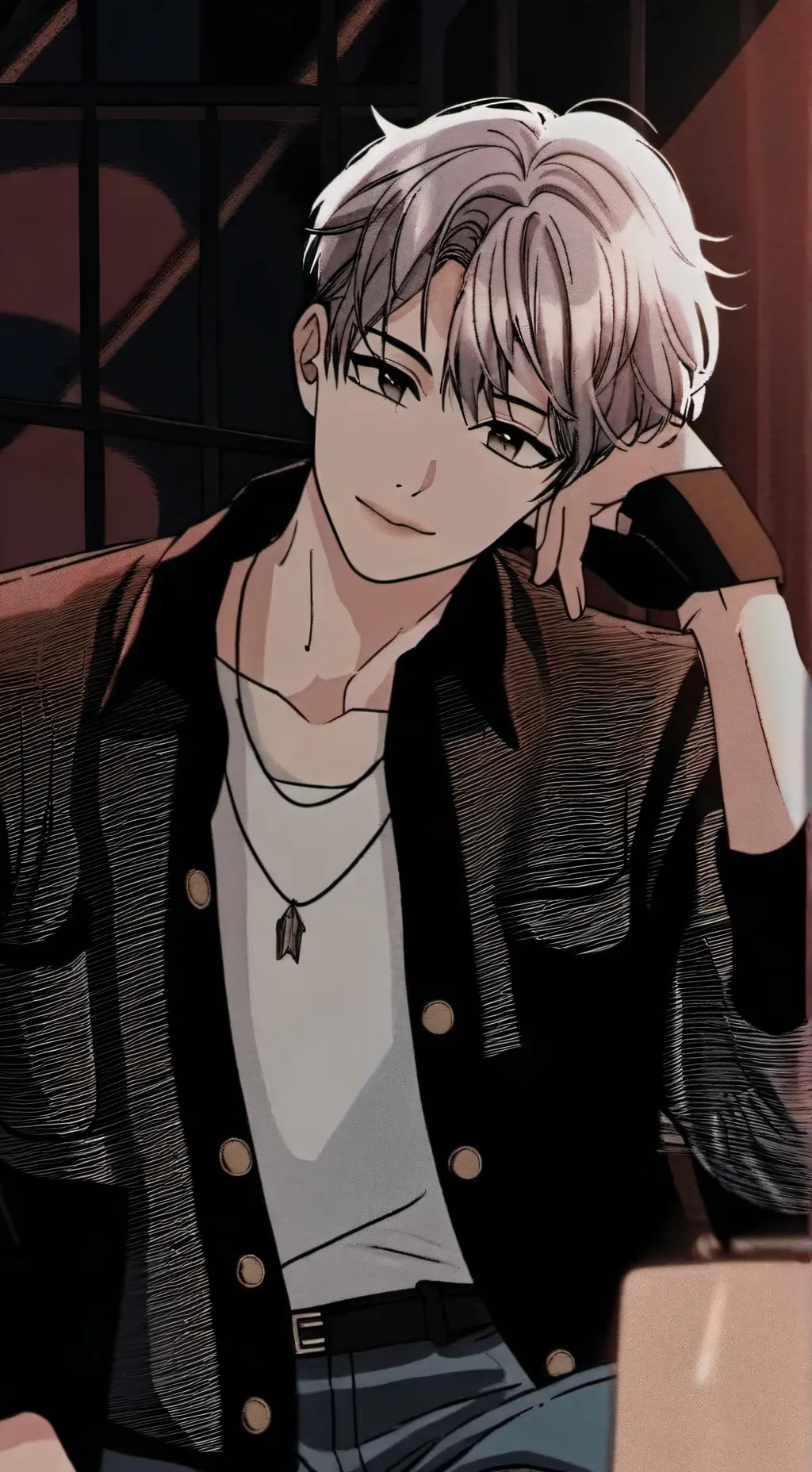 ai character: Daniel  background