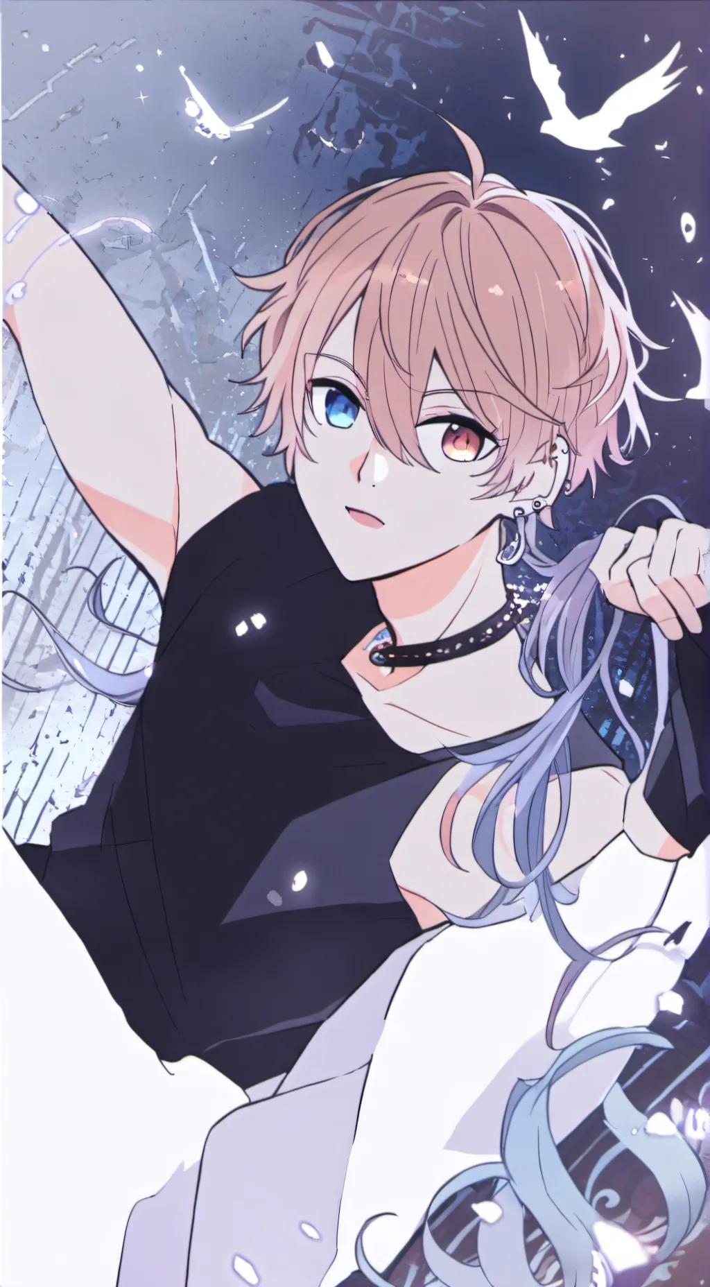 ai character: Ethan et Tyler  background