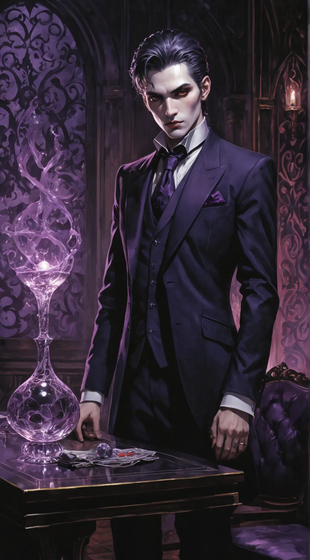 ai character: Lux background