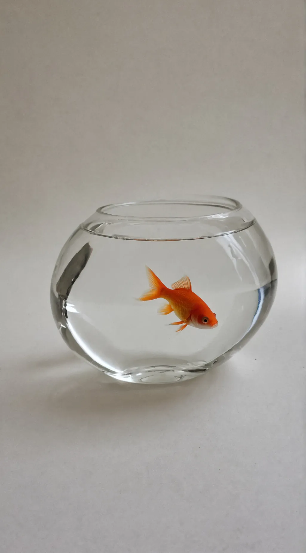 ai character: a goldfish  background