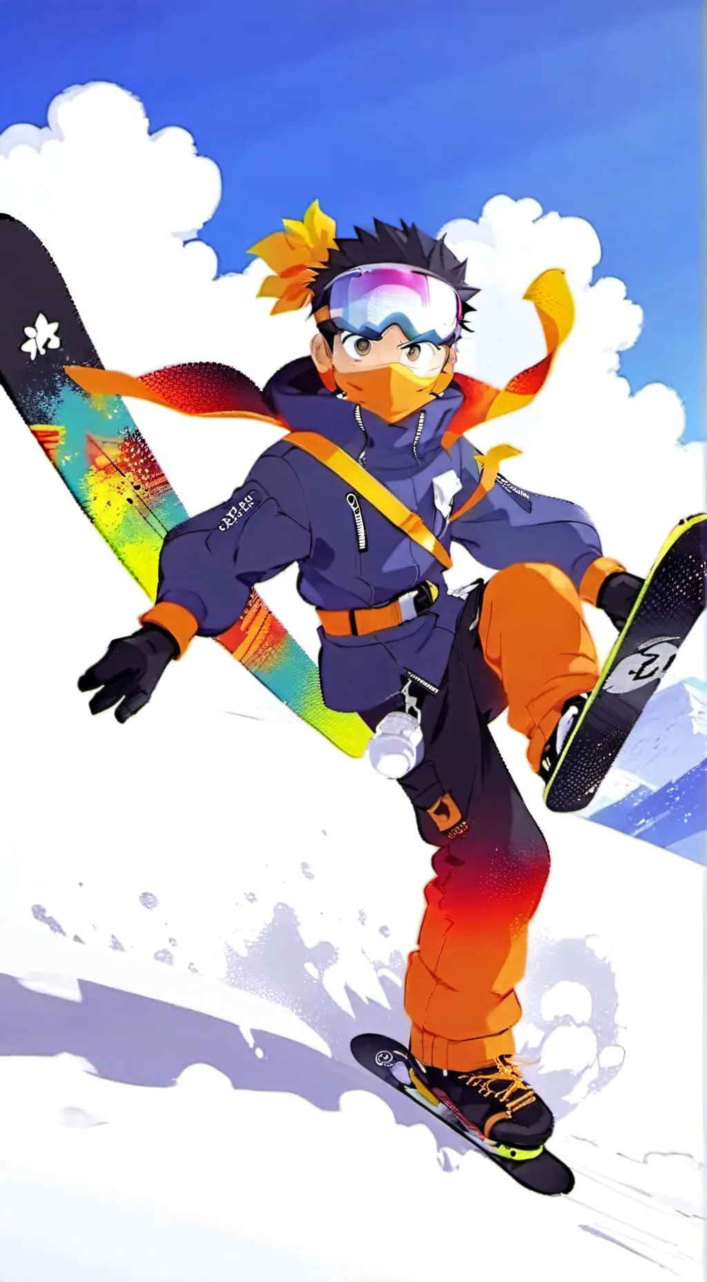 ai character: Slash  background