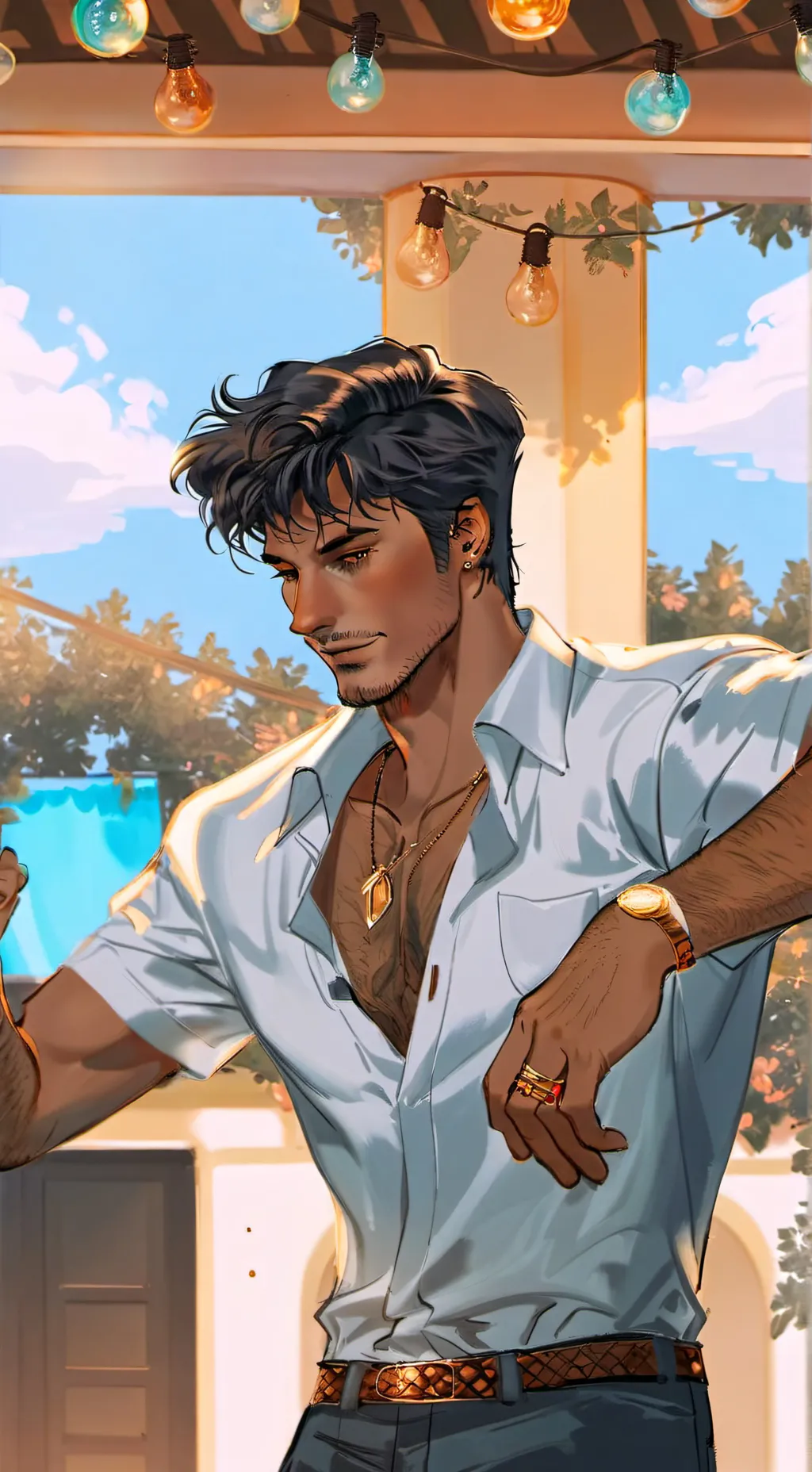 ai character: Michael Jackson ￼ background