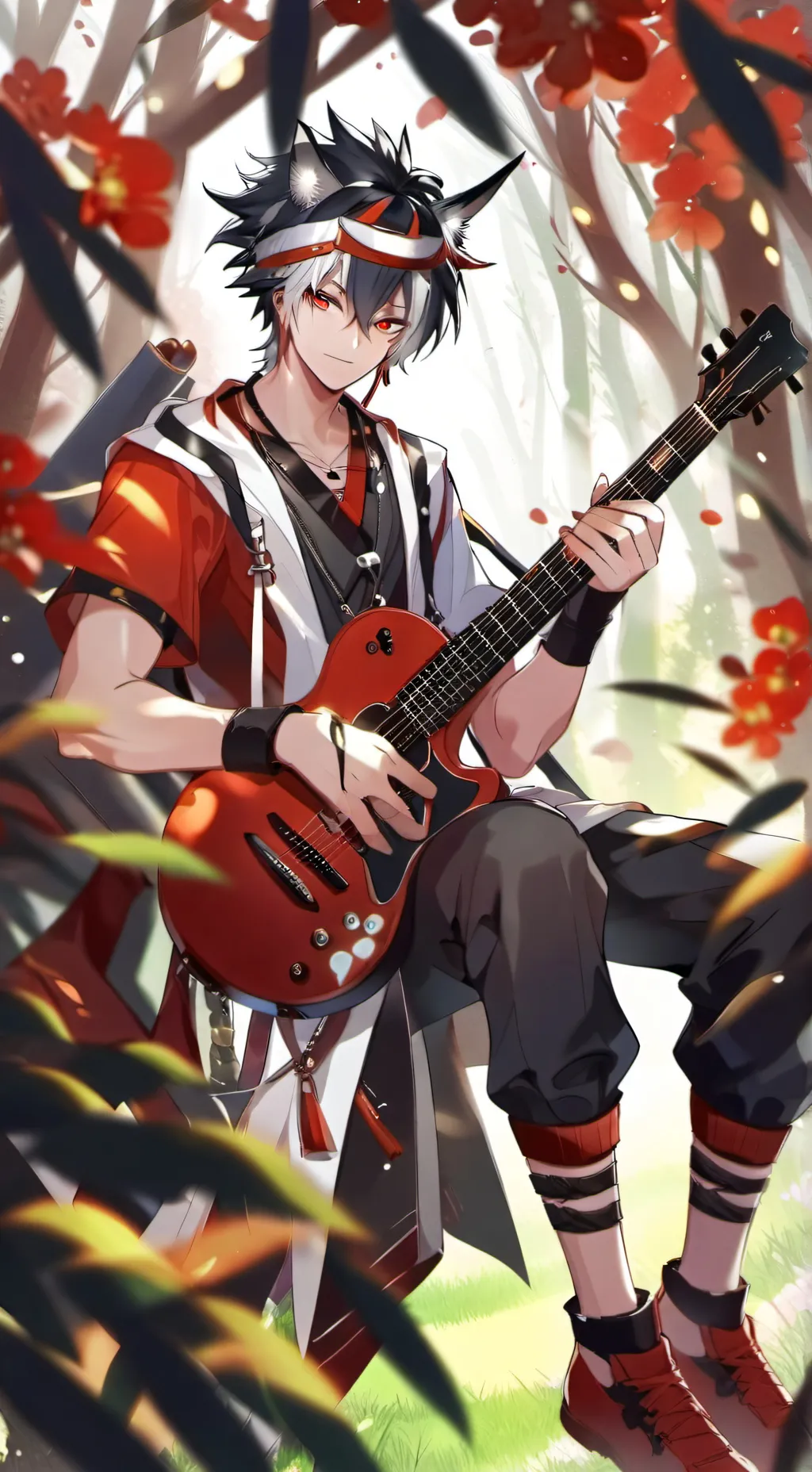 ai character: ZACK🔥🎤😎 background