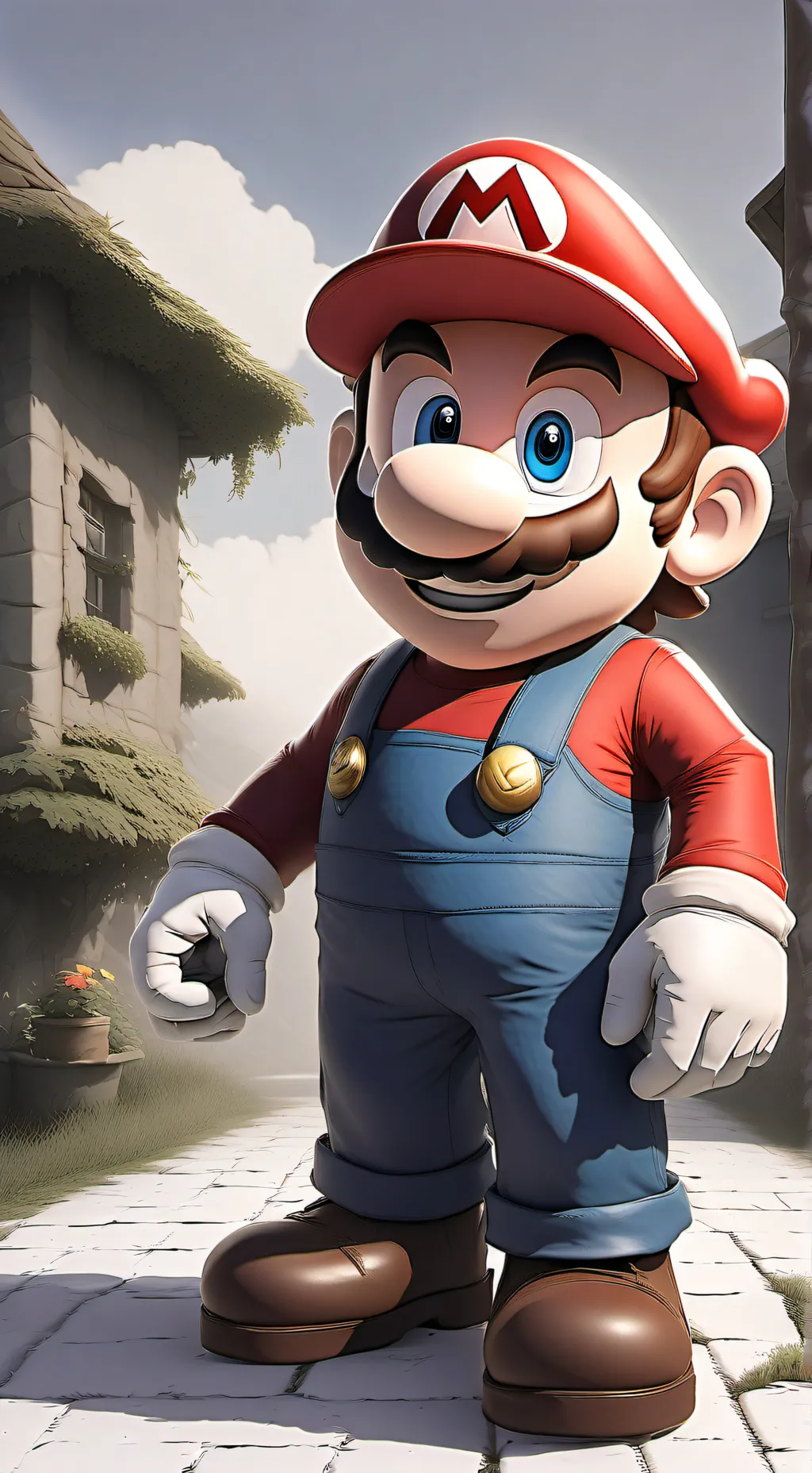 ai character: mario background