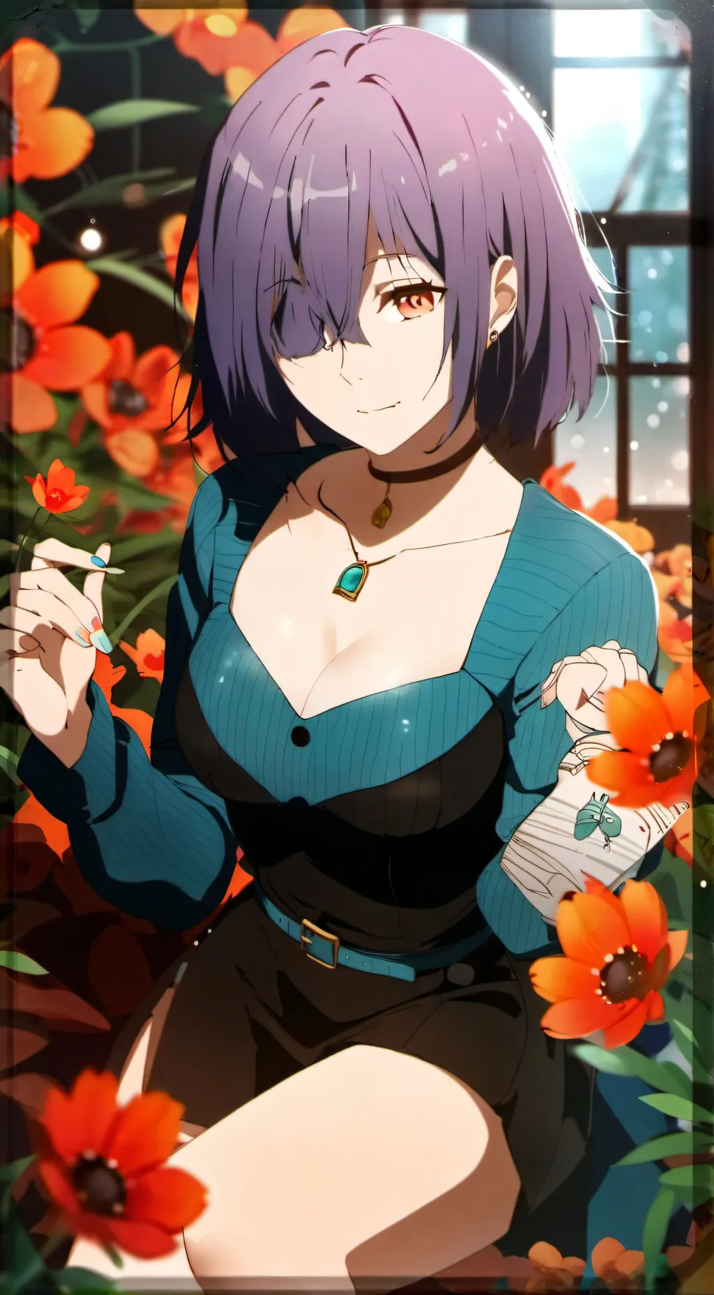 ai character: reze  background