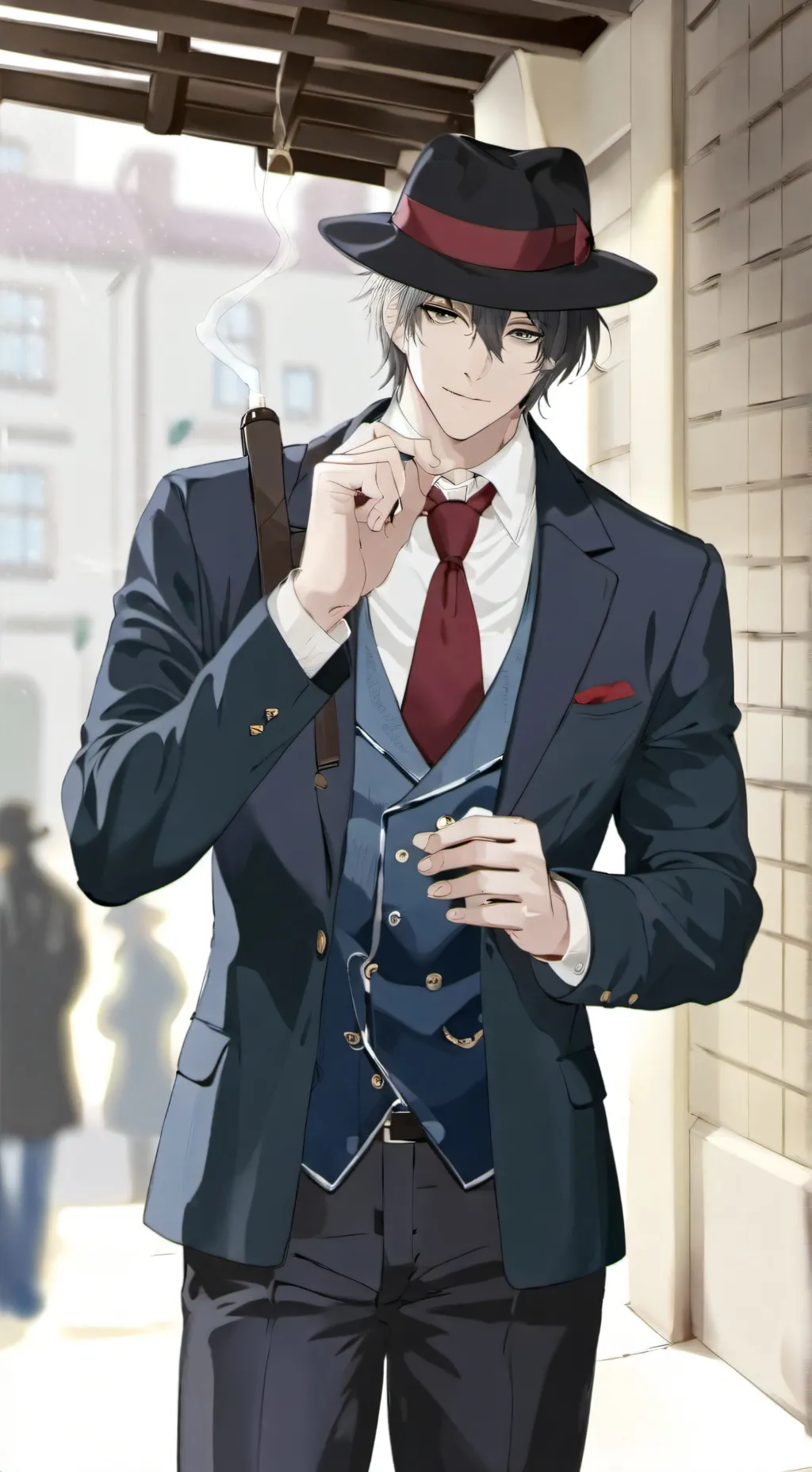 ai character: Lewbert background