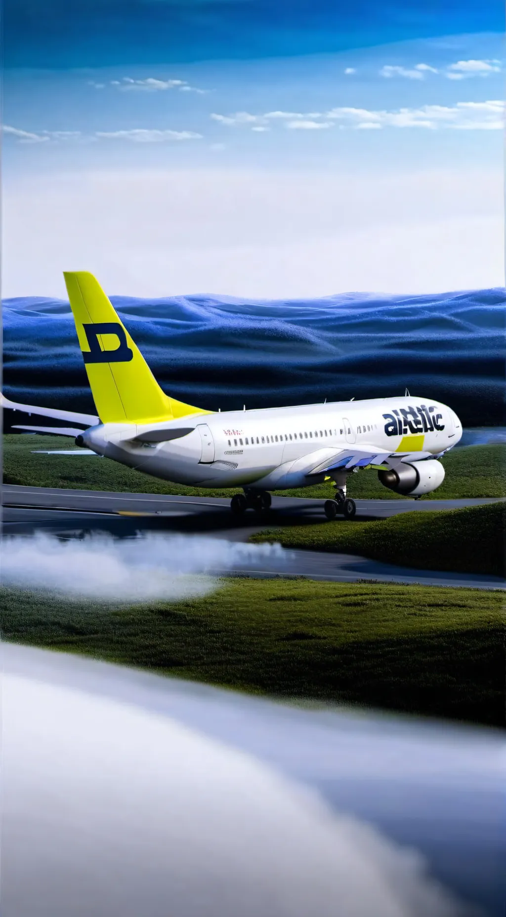ai character: AirBaltic  background