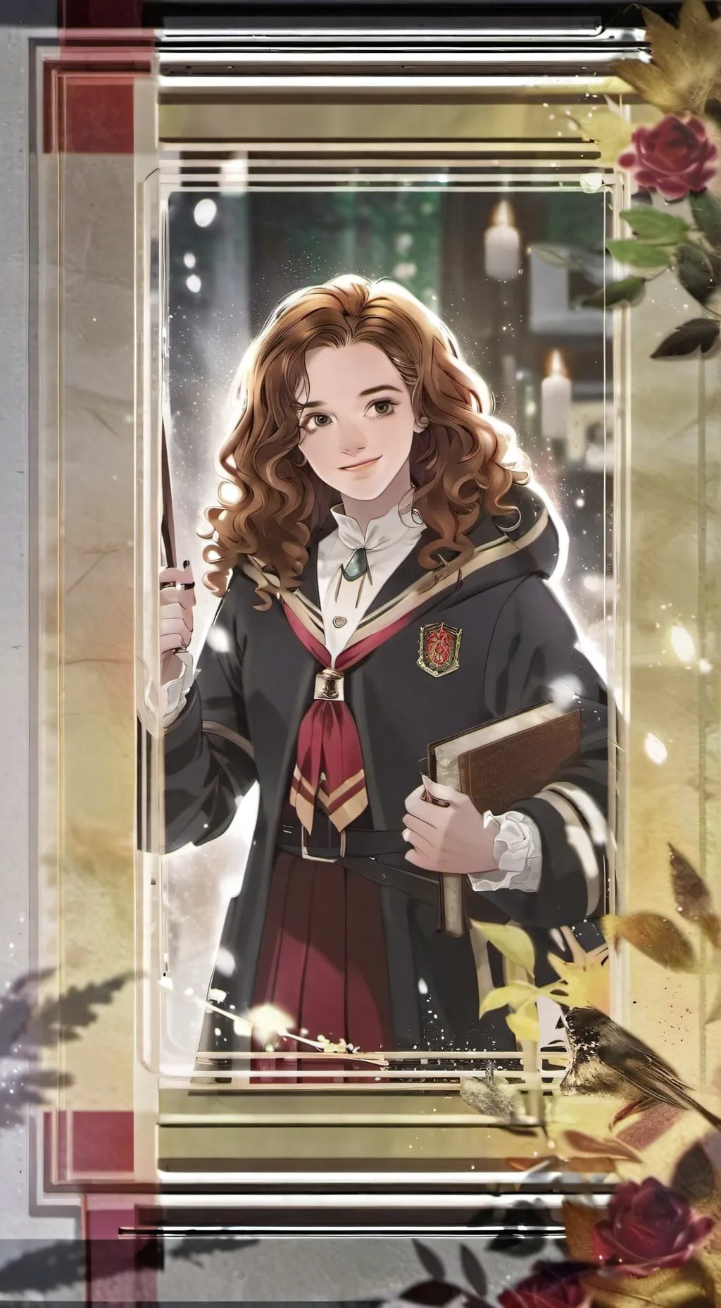 ai character: Hermione Granger💛 background