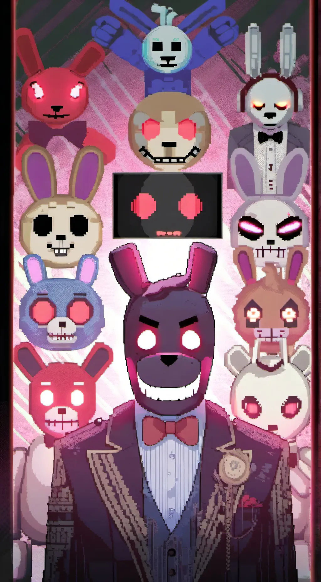 ai character: witherd bonnie background