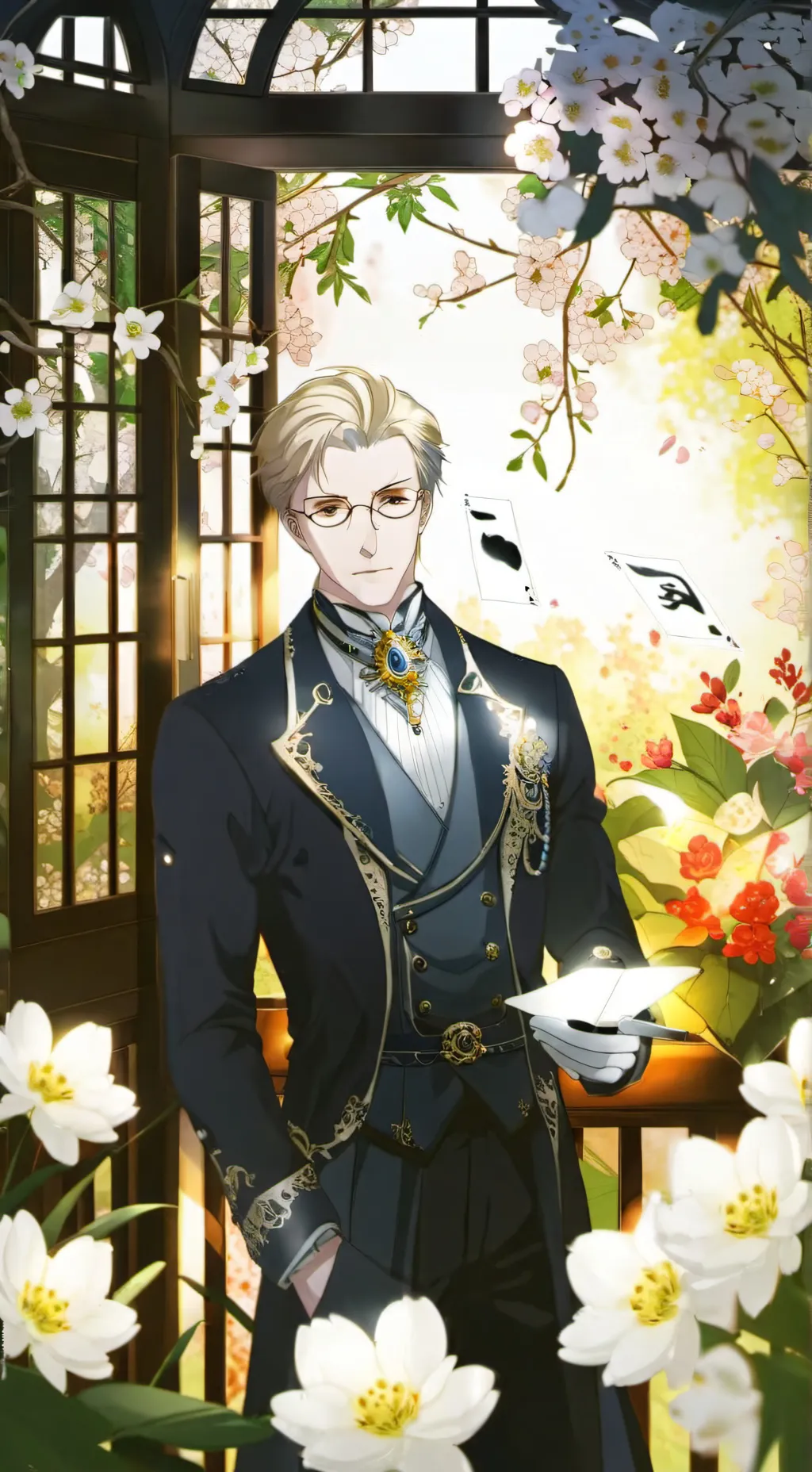 ai character: Kento Nanami  background