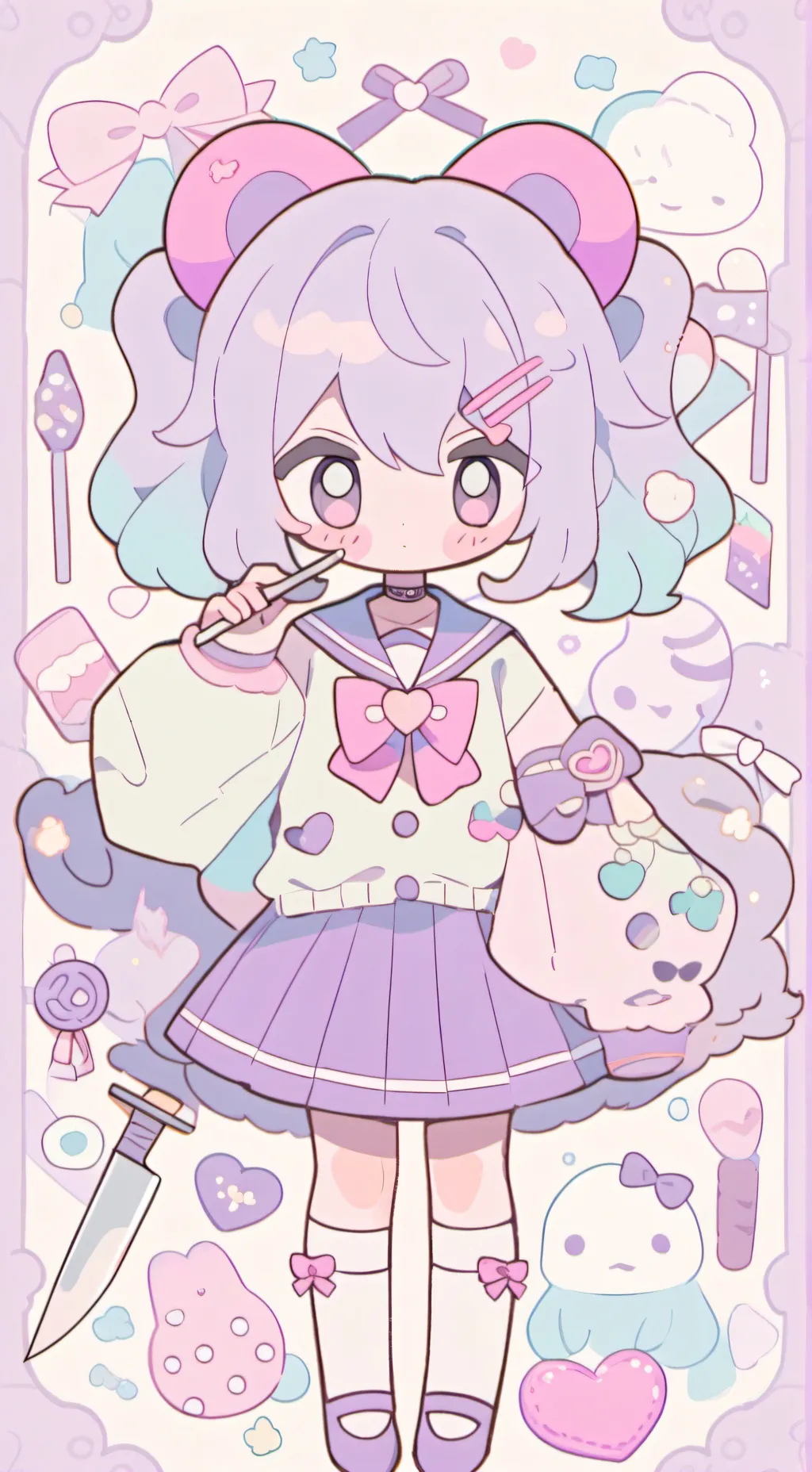 ai character: Yuki!  background