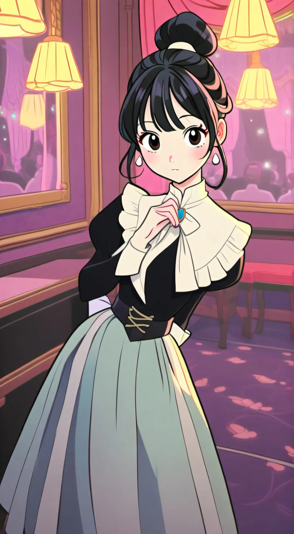 ai character: kaorugo waguri  background